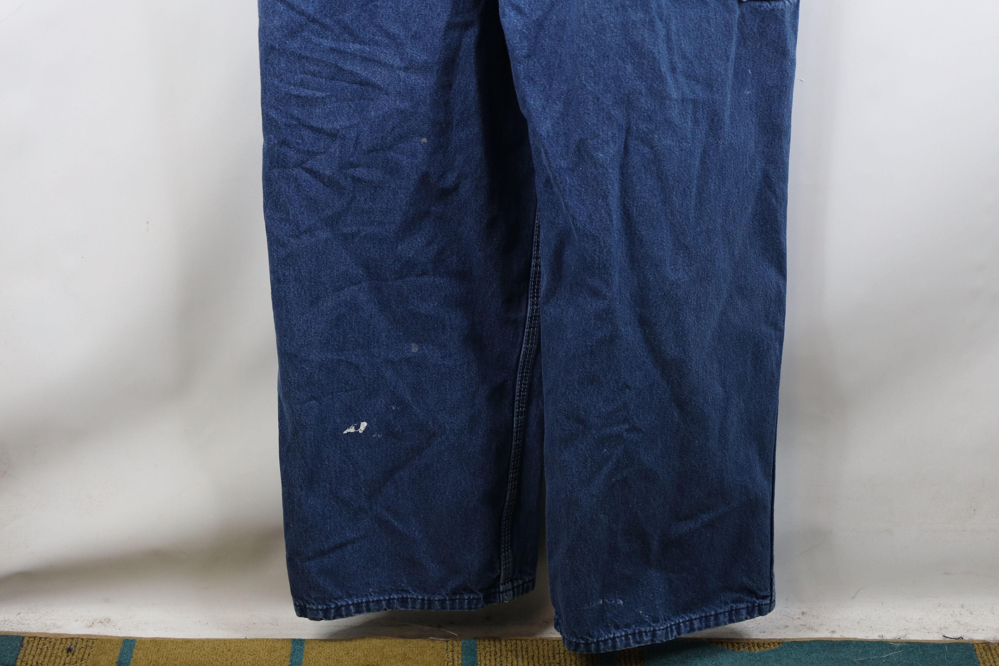 Vintage Vintage 90s Streetwear Distressed Wide Leg Denim Overalls Size US 42 / EU 58 - 21 Thumbnail