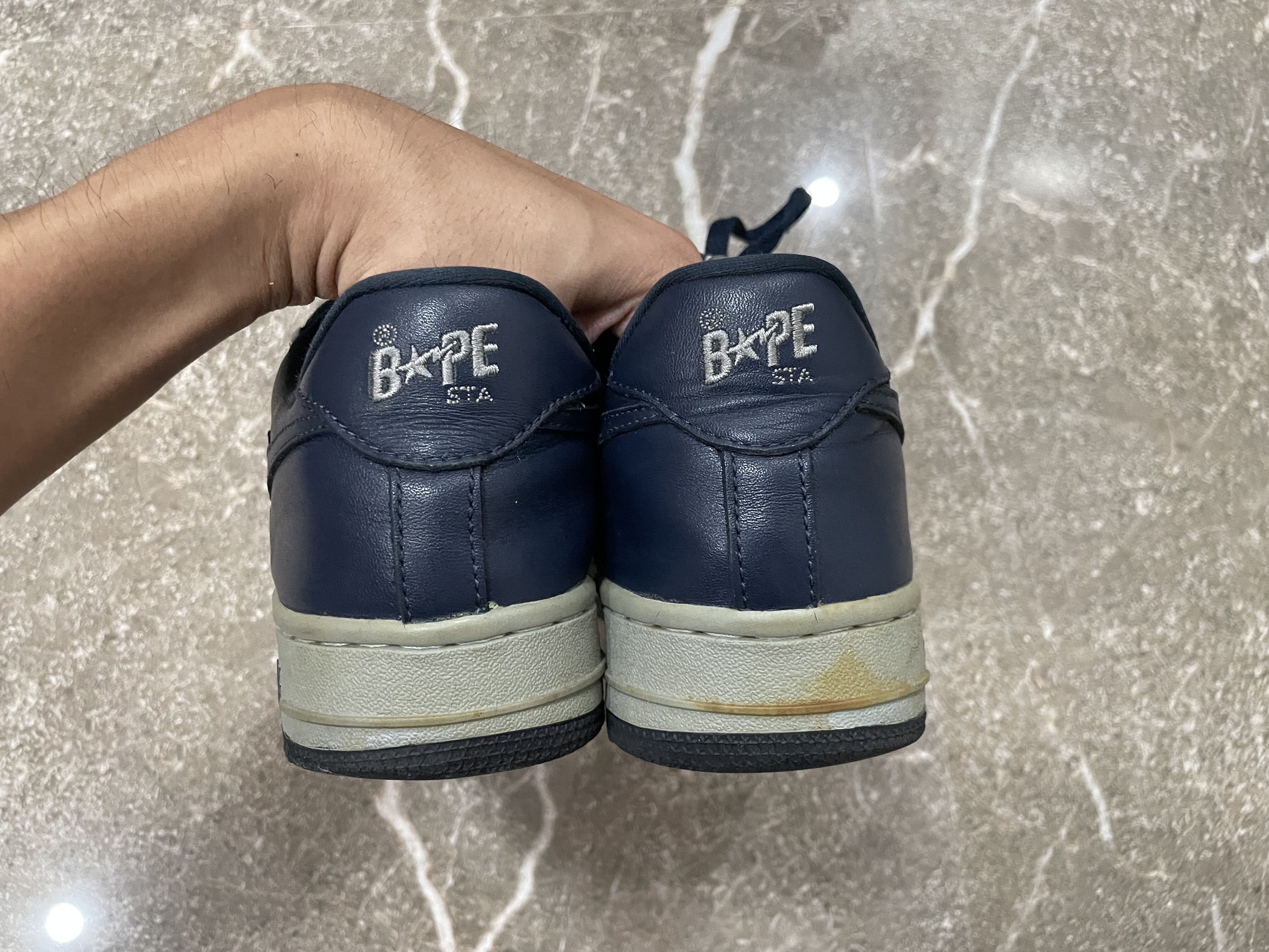 Bape Bapesta FS-001 Low 'Dark Blue Grey' Size US 9.5 / EU 42-43 - 16 Thumbnail