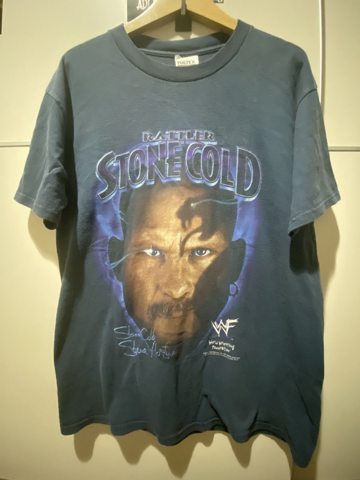 Tultex × Vintage × WWF Vintage 1998 Rattler Stone Cold Steve Austin ...