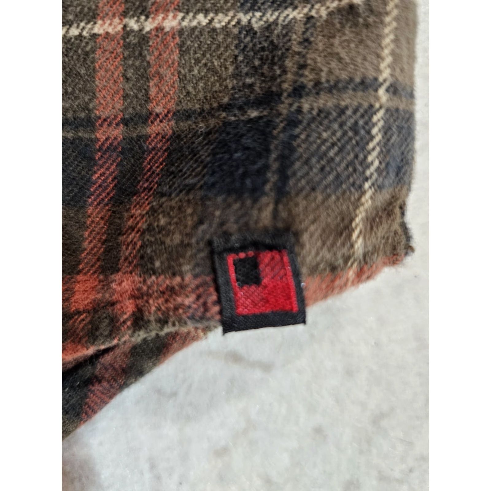 Vintage Woolrich Woolen Mills Button-Up Shirt Mens XL Check Flannel Brown Wool 80%/20% Button-Front Size US XL / EU 56 / 4 - 6 Thumbnail