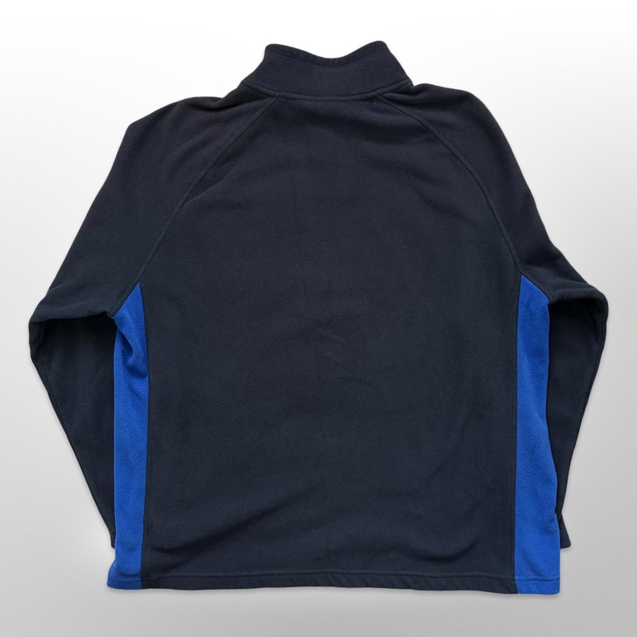 Starter × Vintage Vintage Blue Starter 1/4 Zip Fleece Pullover Size US XL / EU 56 / 4 - 2 Thumbnail