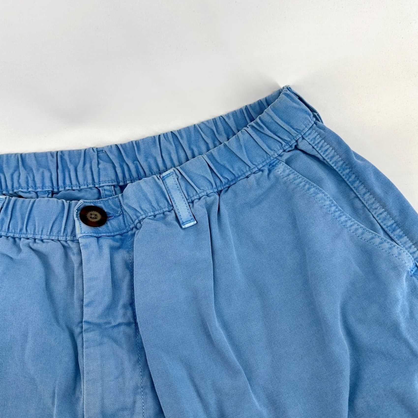 Chubbies Chubbies Chino Shorts Blue Women's M Cotton Stretch Slash Pockets Size 32" / US 10 / IT 46 - 3 Thumbnail