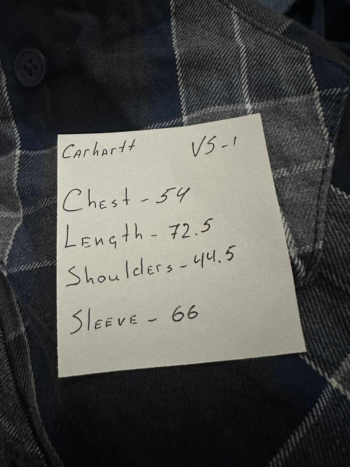 Carhartt Carhartt Men’s M Western Plaid Pattern Shirt Gray Workwear Size US M / EU 48-50 / 2 - 7 Thumbnail