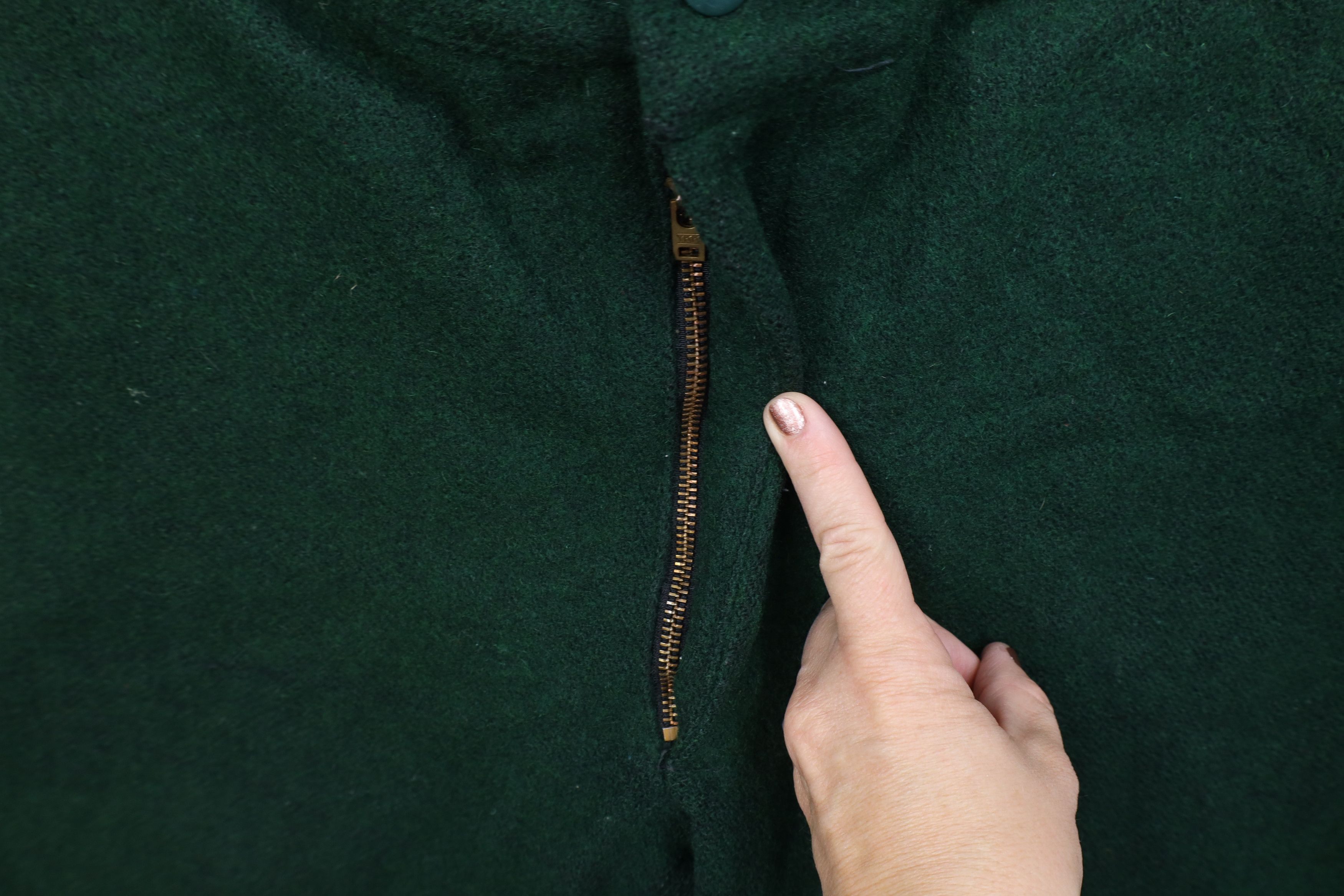 Woolrich Woolen Mills Vintage 70s Woolrich Mackinaw Wool Wide Leg Pants Green USA Size US 32 / EU 48 - 6 Thumbnail