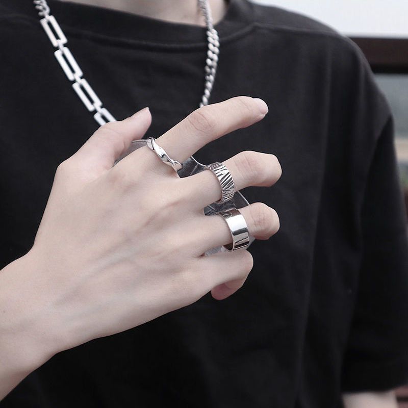 Jewelry New Trend Jewelry Rings Open Size Chrome Ring (Size 7-13) Size ONE SIZE - 1 Thumbnail