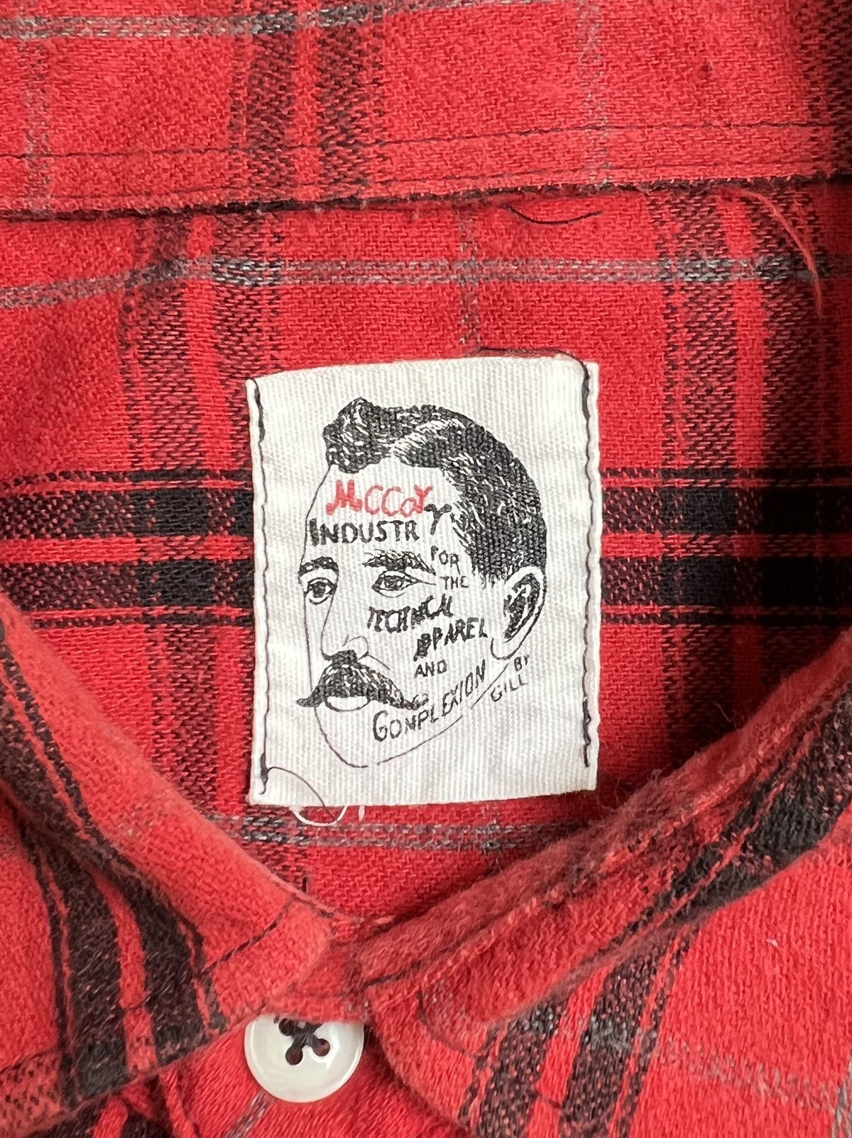 The Real McCoy's McCOY By GILL Technical Apparel Plaid Shirt Size US L / EU 52-54 / 3 - 11 Thumbnail