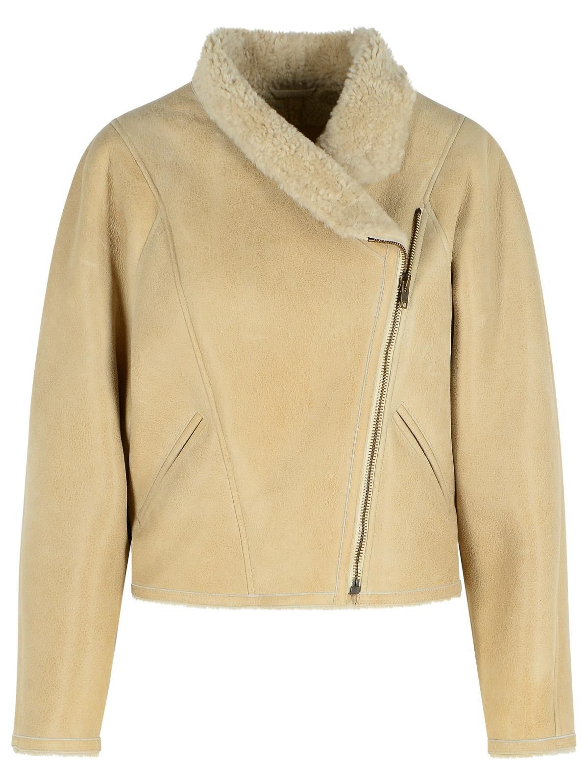 Isabel Marant ISABEL MARANT 'Blondine' Shearling Ecru Jacket Size M / US 6-8 / IT 42-44 - 1 Thumbnail