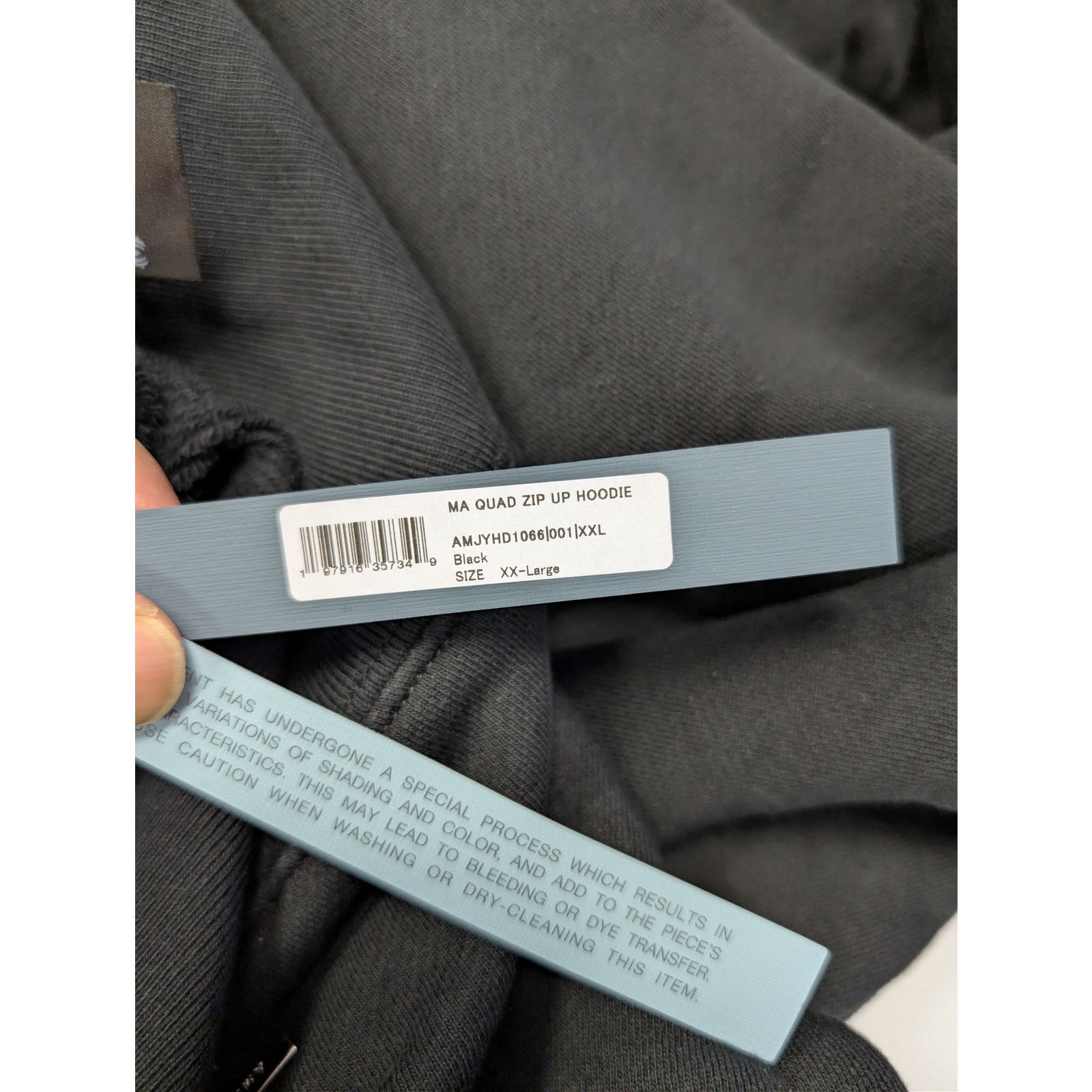 Amiri o1rshd1 MA Quad Zip up Hoodie in Black Size US XXL / EU 58 / 5 - 20 Thumbnail
