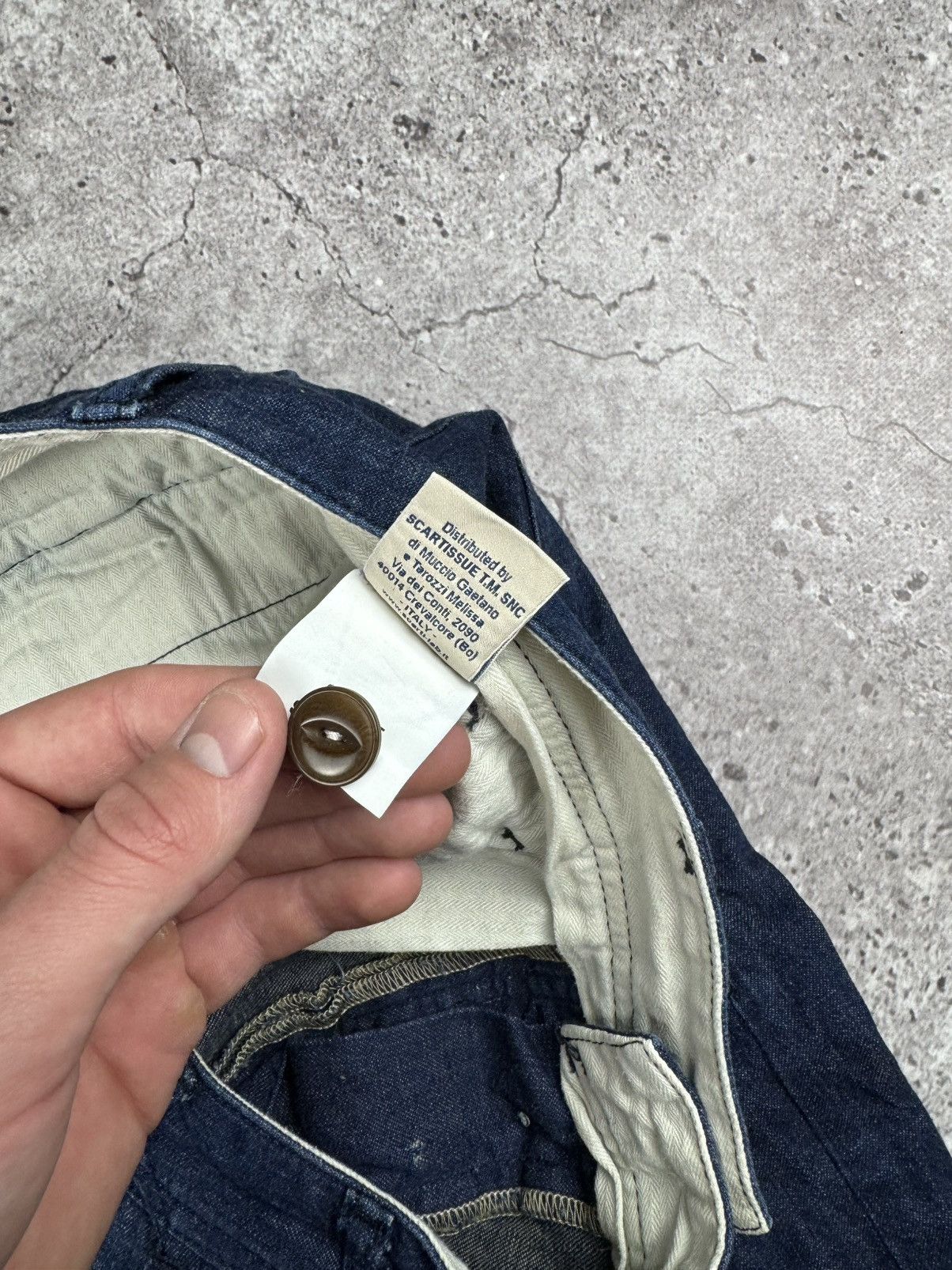 Scarti-Lab × Vintage Scarti-Lab denim Pants Made in italy Size 31 Rare❗️ Size US 31 - 11 Thumbnail