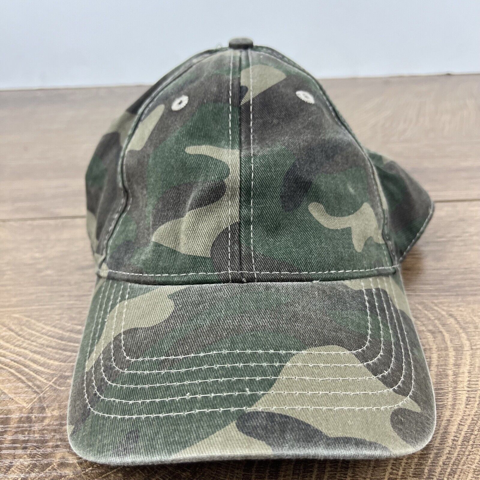 Other Camoflauge Baseball Hat Camo Green Hat Adjustable Hat Camo A Size ONE SIZE - 5 Thumbnail