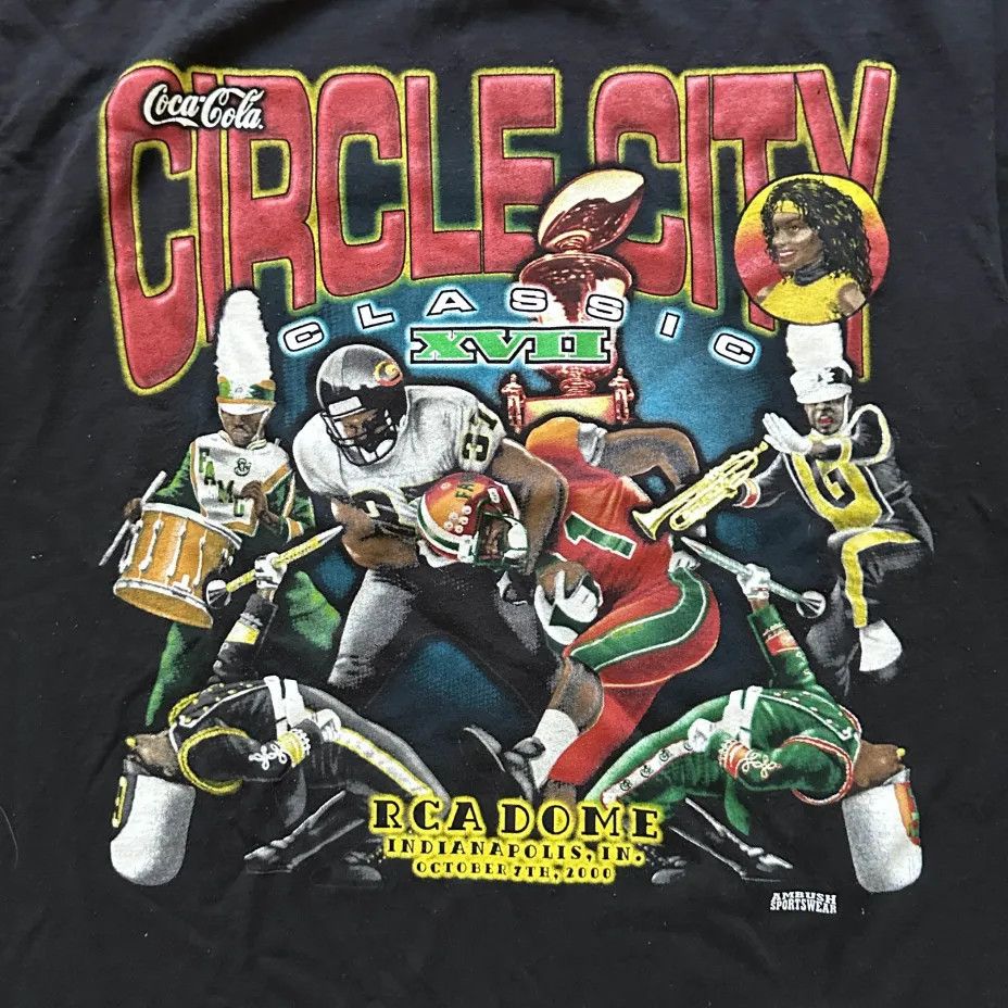 Tultex Vintage Circle City Classic XVII HBCU Football Game T-Shirt Size US L / EU 52-54 / 3 - 2 Thumbnail