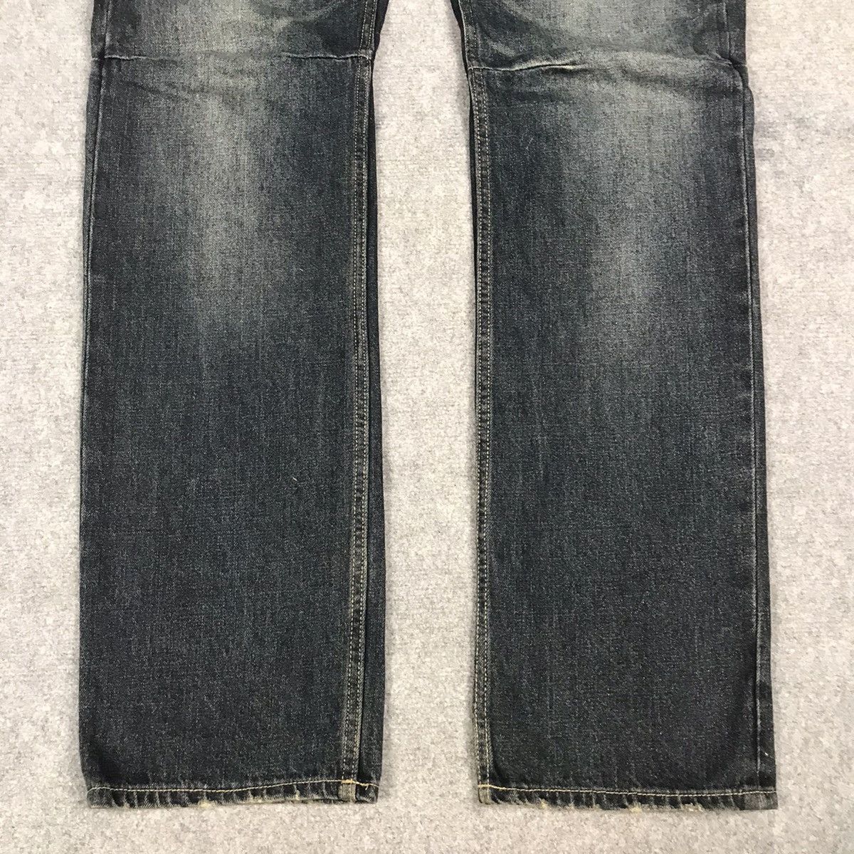 If Six Was Nine × Japanese Brand × Le Grande Bleu (L.G.B.) DOUBLE WAIST JAPANESE STYLE ALDELIO DENIM PANTS Size US 32 / EU 48 - 2 Thumbnail