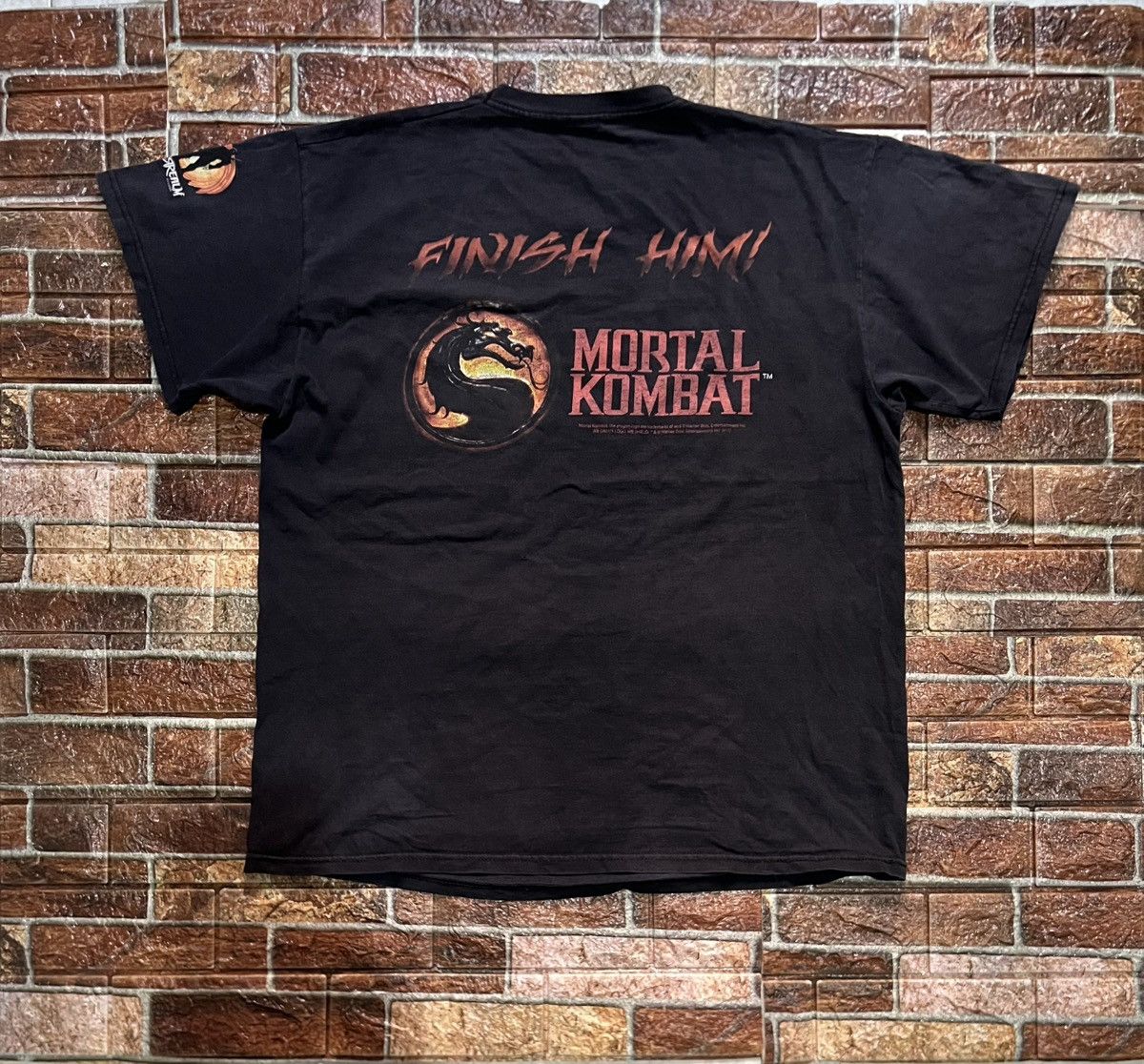 Fruit Of The Loom Vintage mortal kombat tshirt Size US L / EU 52-54 / 3 - 2 Thumbnail