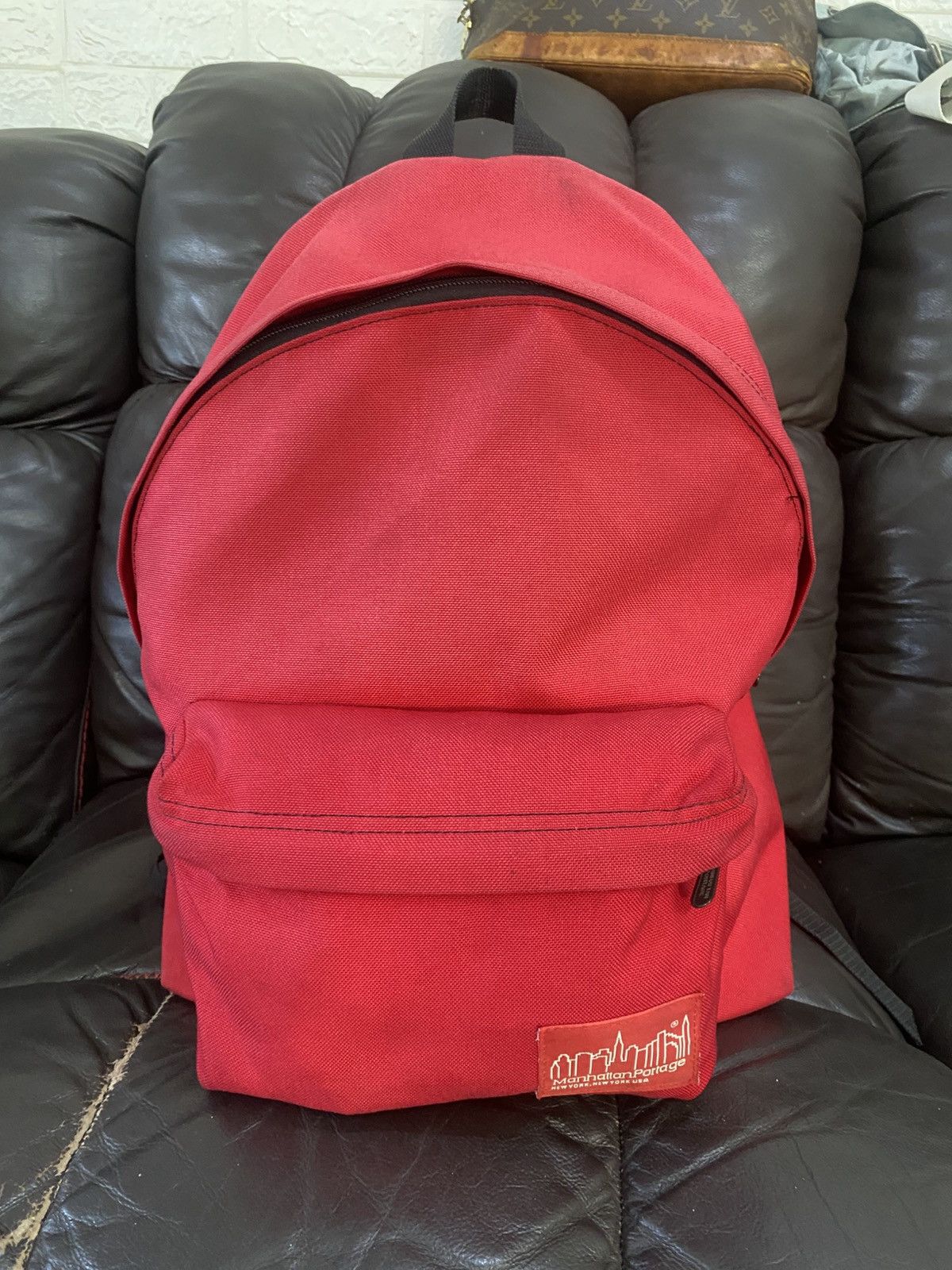 Manhattan Portage Authentic Manhattan Portage Red Daily Backpack Size ONE SIZE - 16 Thumbnail