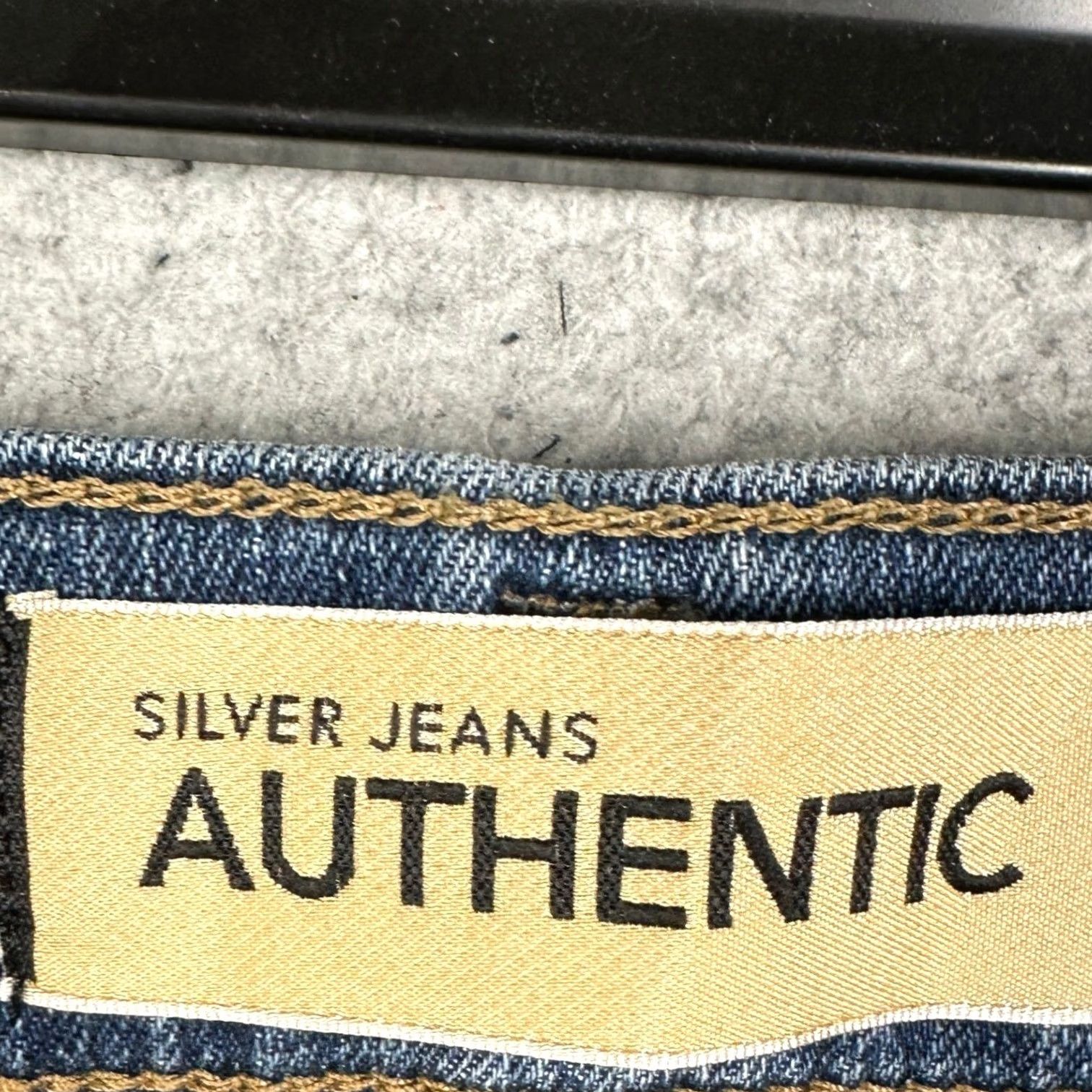 Silver Jeans Co. Silver Jeans Authentic Denim Pants Mens 36x32 Blue Athletic Taper Whiskered Denim Pants Size US 36 / EU 52 - 3 Thumbnail