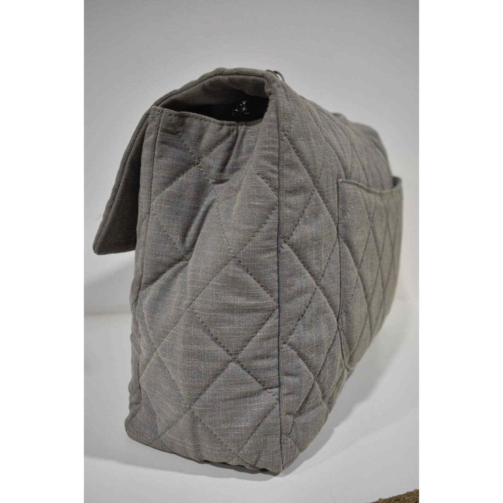 Chanel Chanel XXL Maxi 2.55 Reissue Classic Flap Denim Shoulder Bag Size ONE SIZE - 6 Thumbnail