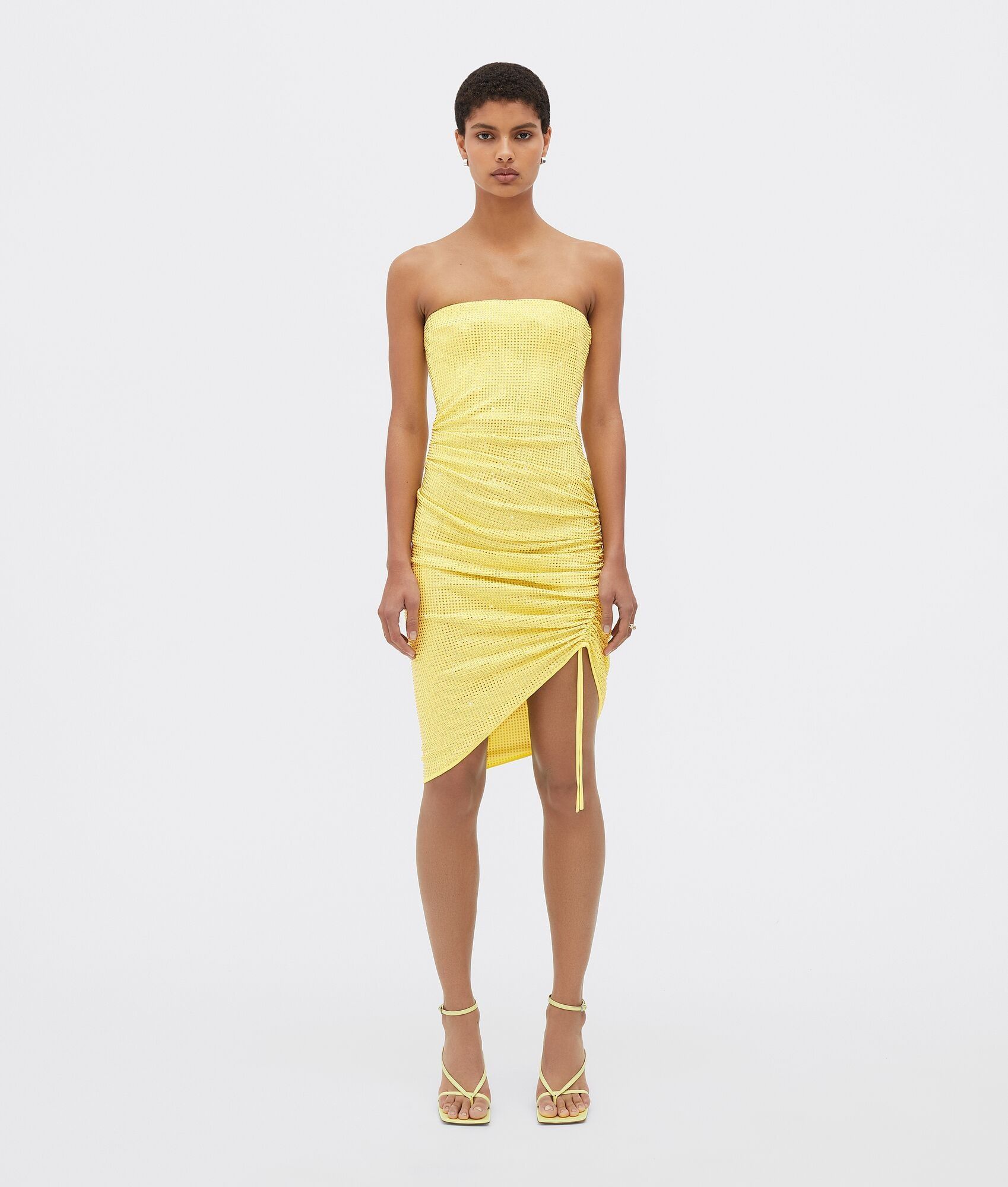 Bottega Veneta o1w1db10825 Dress in Sherbert Size M / US 6-8 / IT 42-44 - 1 Thumbnail