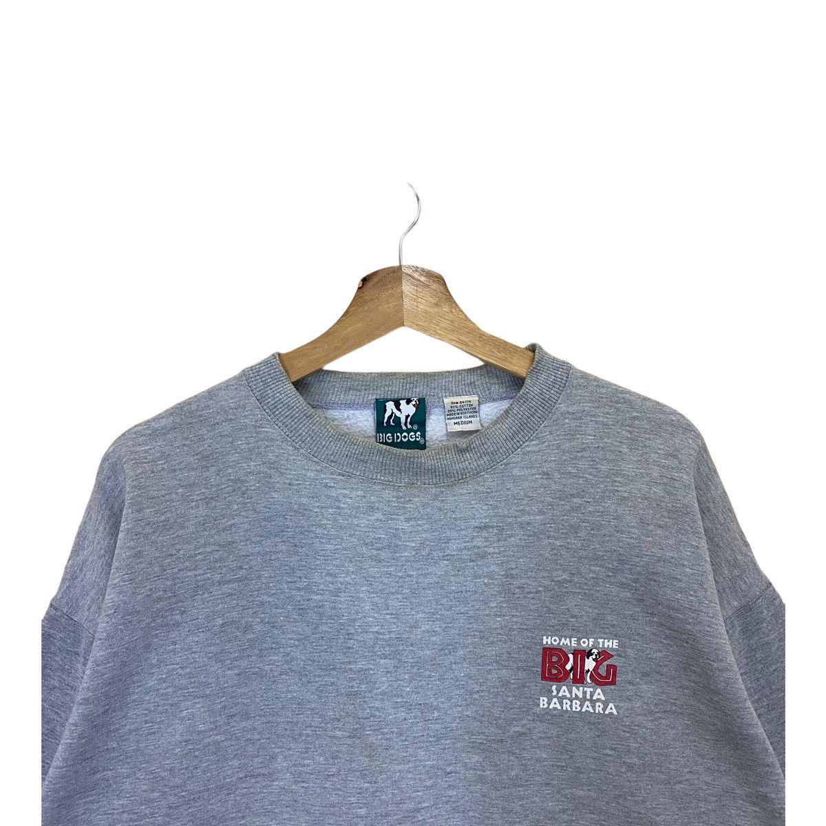 Japanese Brand × Vintage Big Dog Santa Barbara Crewneck Sweatshirt Size US L / EU 52-54 / 3 - 9 Thumbnail