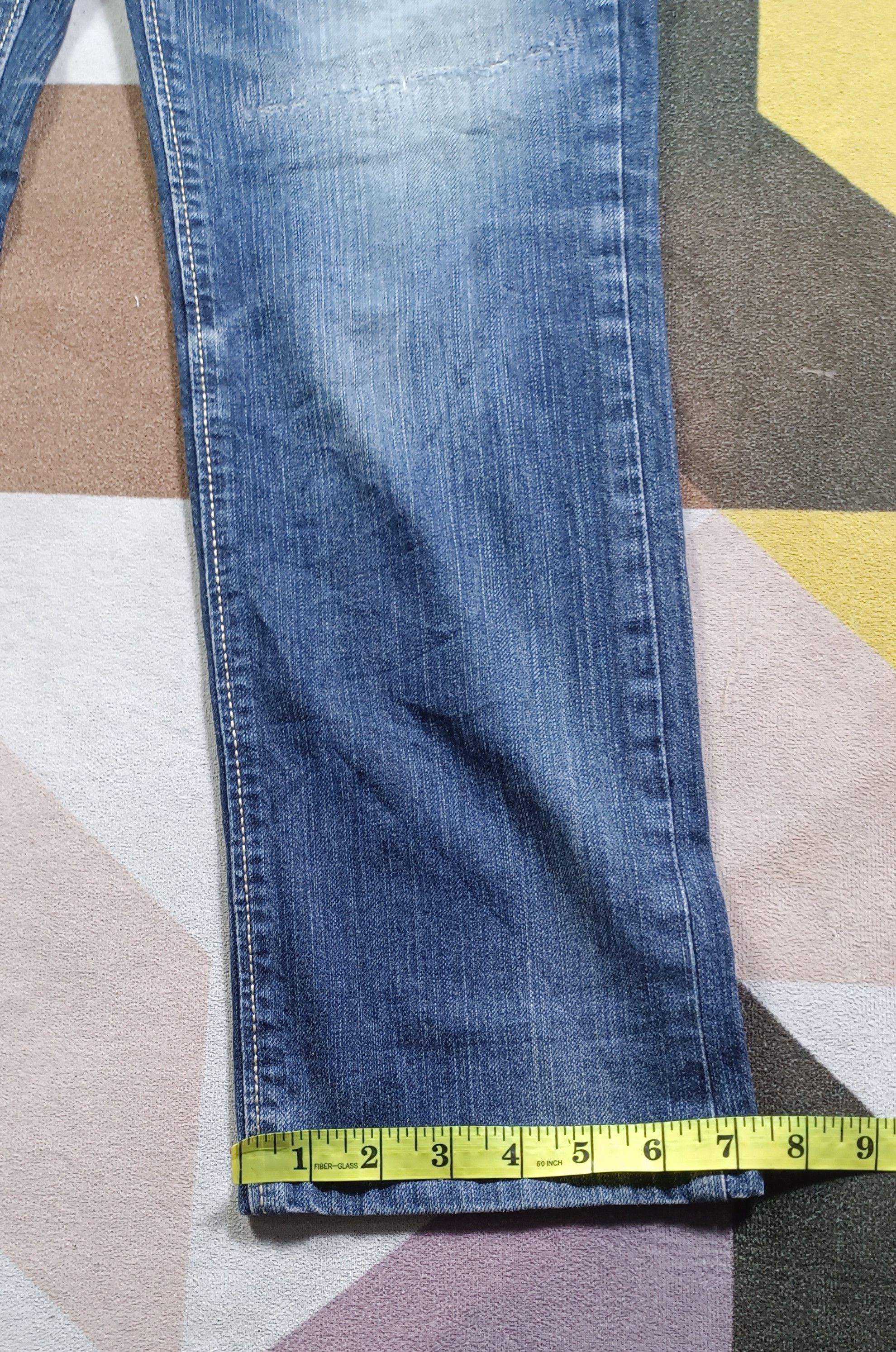Edwin × If Six Was Nine Vintage🔥Edwin Exclusive Vintage Distressed Jeans Size 32" / US 10 / IT 46 - 19 Thumbnail