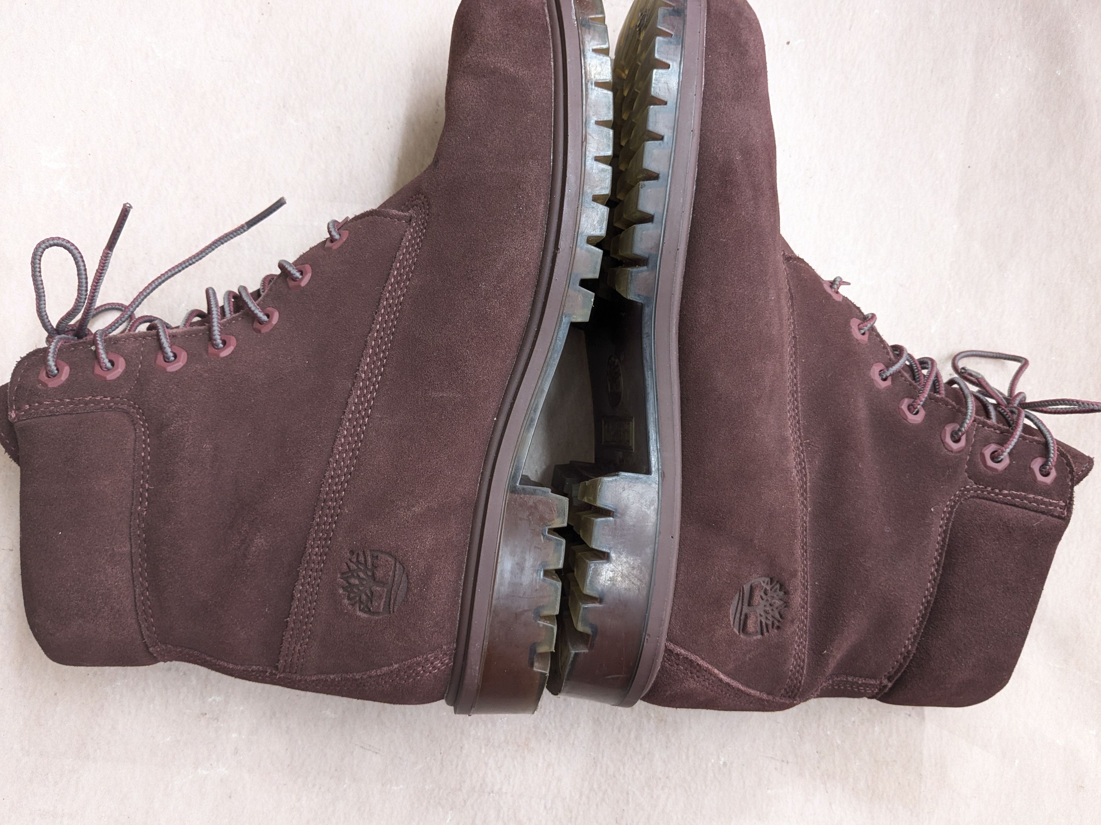 Timberland Timberland Boots Burgundy Suede Leather 10 M Suede Size US 10 / EU 43 - 10 Thumbnail