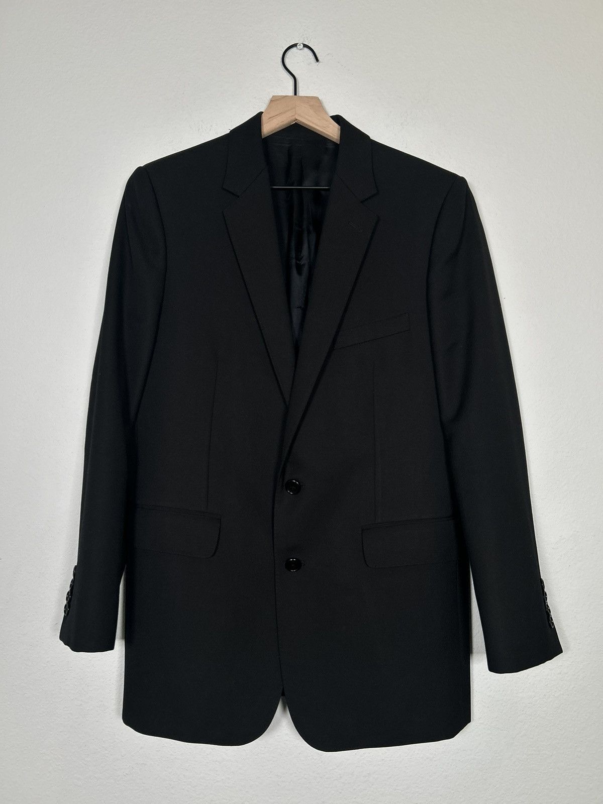 Celine HEDI SLIMANE SS2019 Crepe double button Blazer Size 50R - 1 Thumbnail