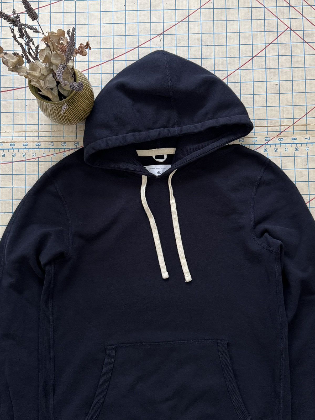 Reigning Champ Reigning Champ Midweight Pull Over Hoodie Small Dark Navy Size US S / EU 44-46 / 1 - 4 Thumbnail