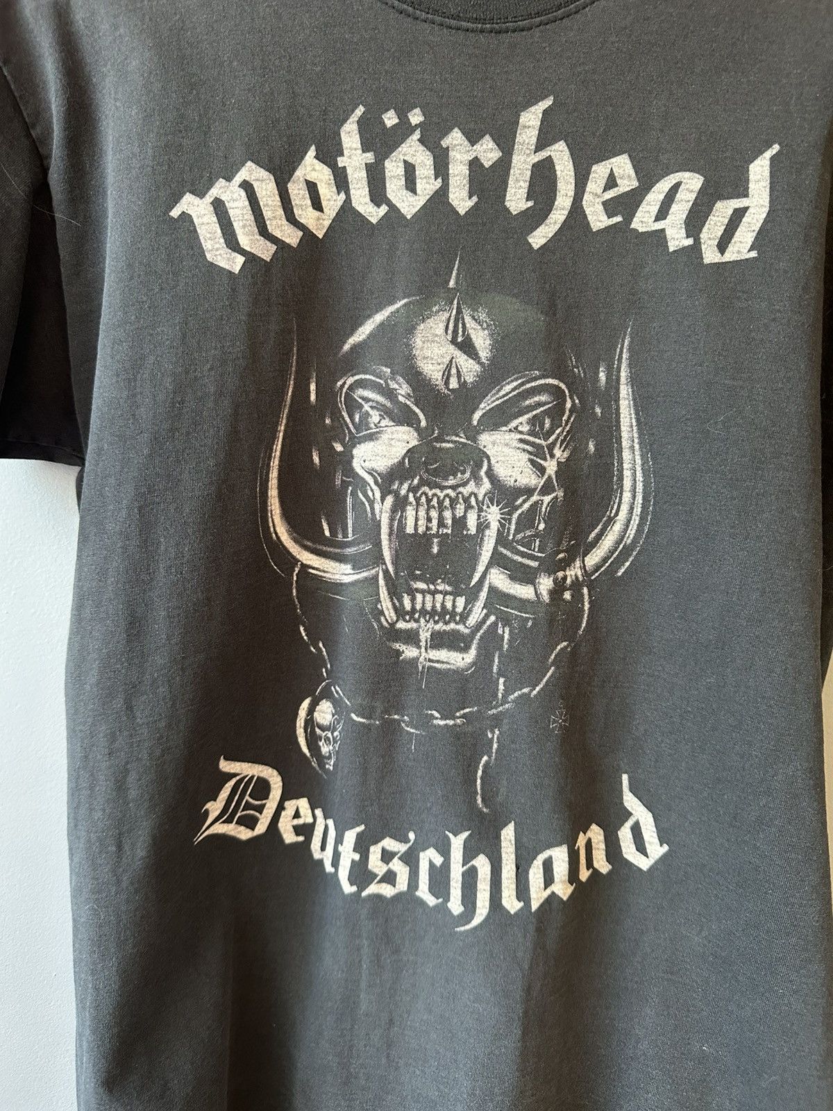 Vintage 2004 Motorhead Deutschland Germany black faded t shirt tee Size US S / EU 44-46 / 1 - 5 Thumbnail