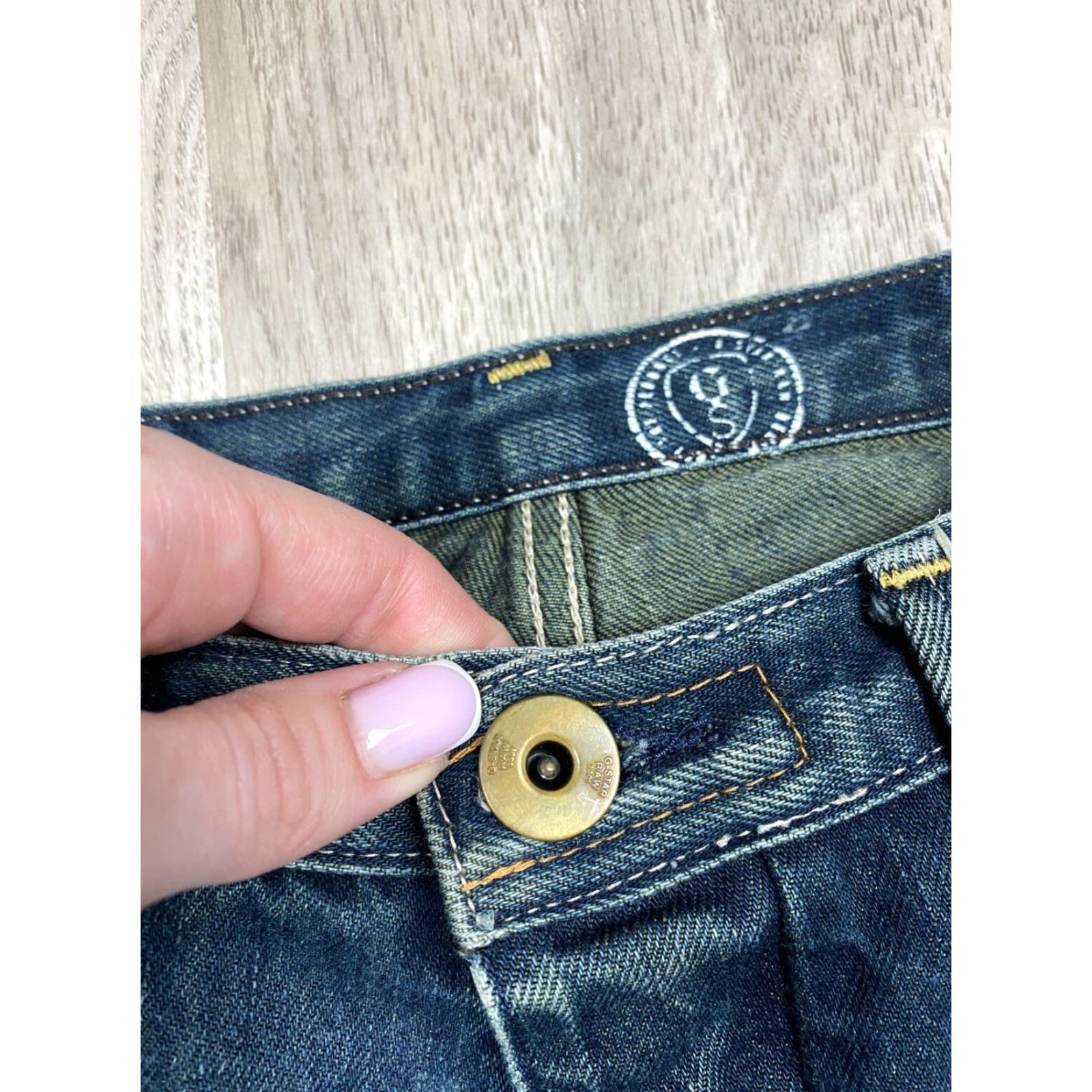 G-Star G-Star Jeans Blue Denim Pants 30 Regular Embroidered Logo Mens Size US 30 / EU 46 - 7 Thumbnail