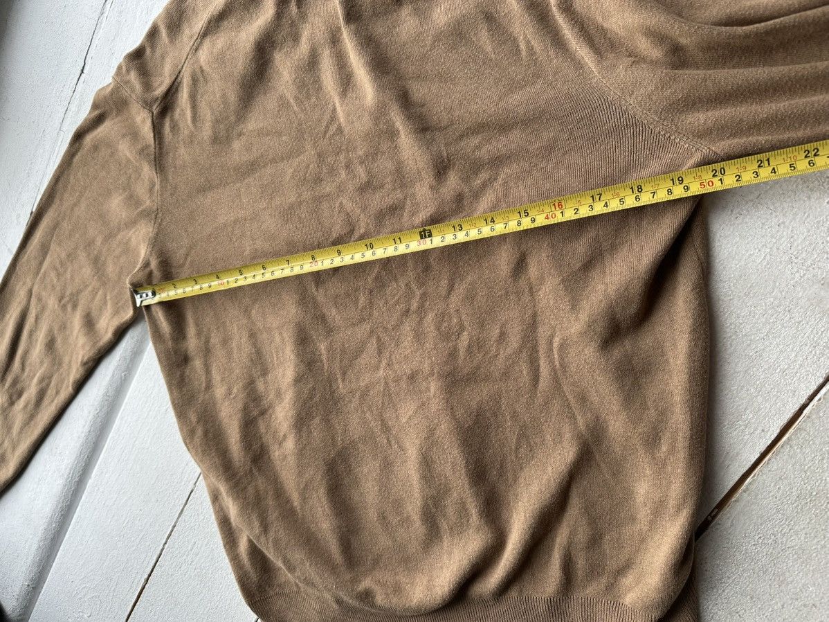 Ralph Lauren 🚨RALPH LAUREN POLO SWEATER BROWN LOGO CREAM LUXURY Size US M / EU 48-50 / 2 - 17 Thumbnail
