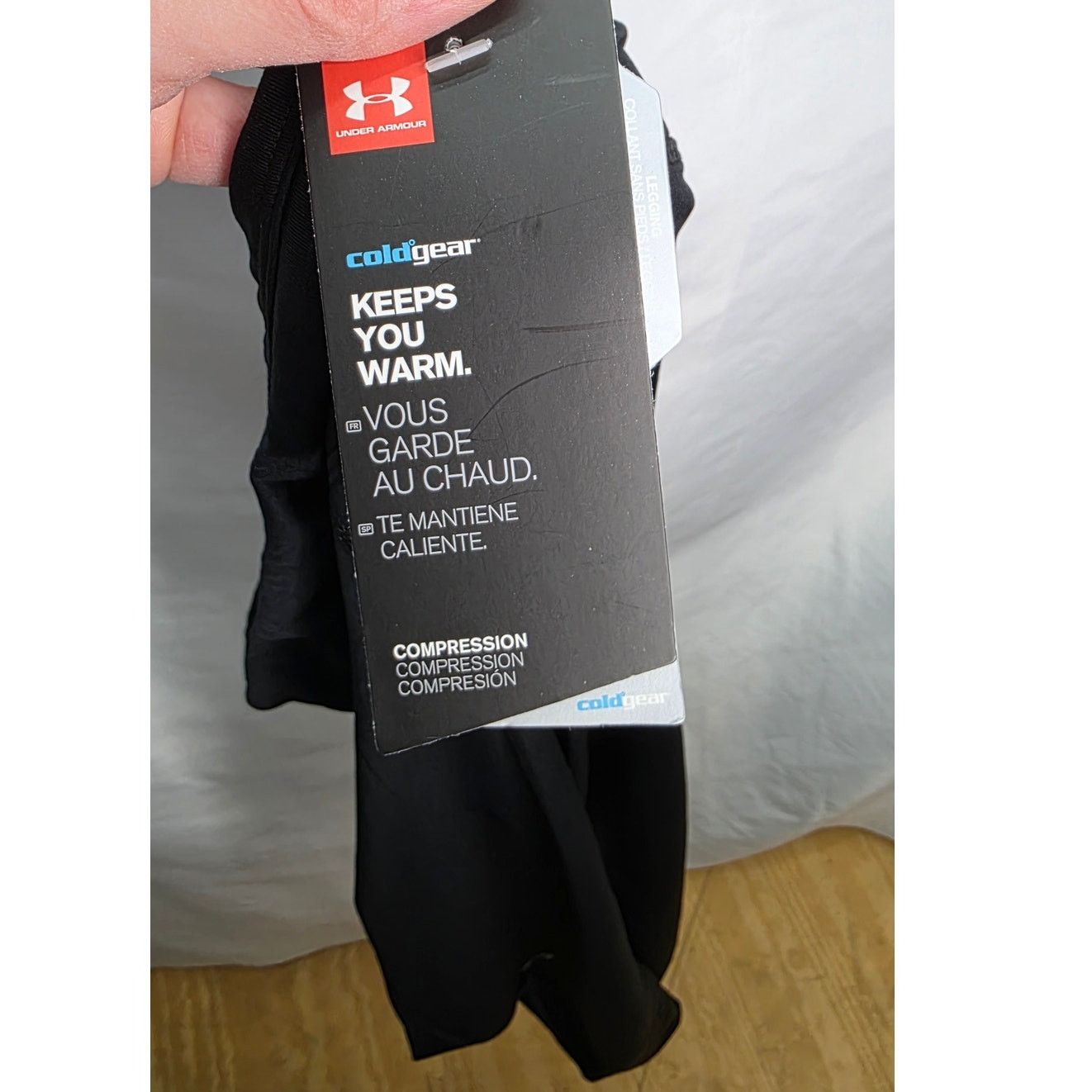 Under Armour Under Armour Black Cold Gear Elastic Waist Athletic Leggings Size 32" / US 10 / IT 46 - 10 Thumbnail