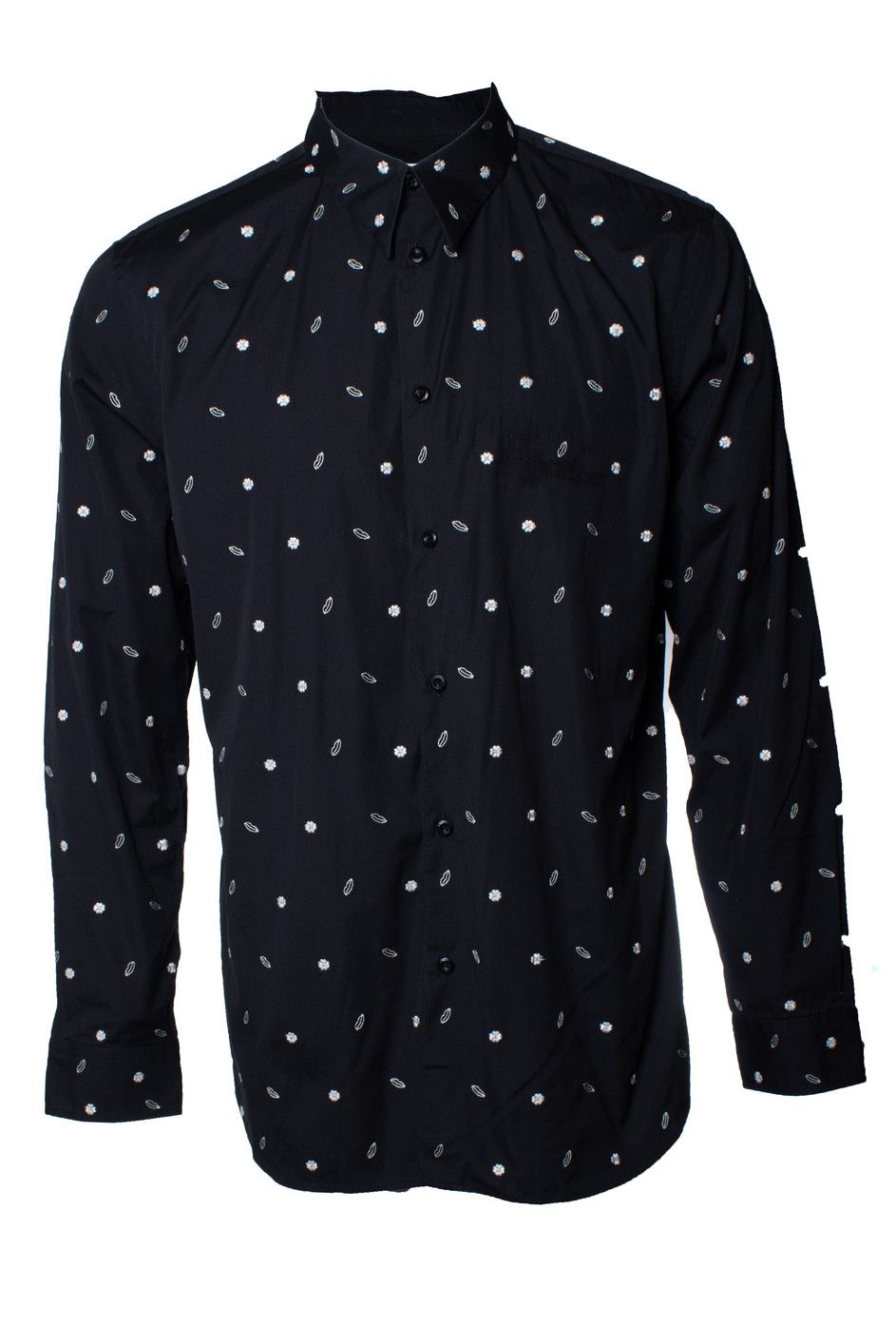 Givenchy Givenchy, Black cotton lip embroidered shirt Size US XL / EU 56 / 4 - 2 Thumbnail