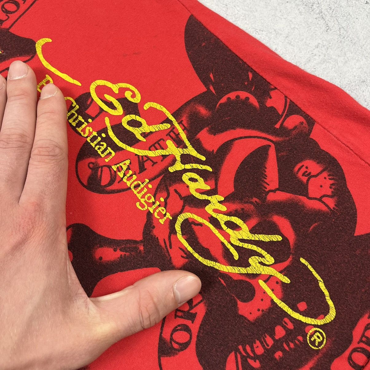 Ed Hardy Vintage Ed Hardy Demons y2k Tattoo tee 90’s Size L / US 10 / IT 46 - 14 Thumbnail