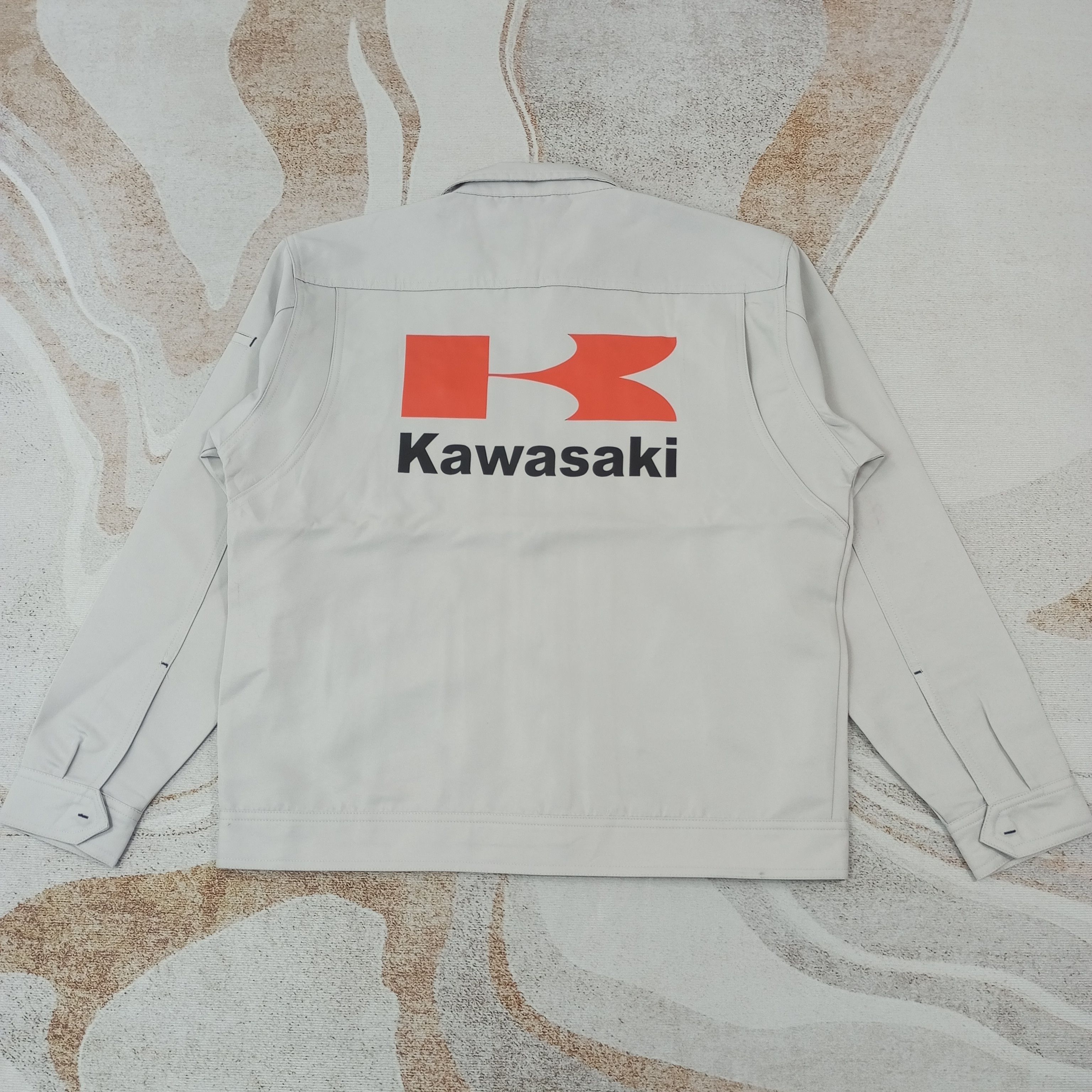 Vintage Kawasaki Motorsports Custom Jacket c231n28 Size US M / EU 48-50 / 2 - 1 Thumbnail