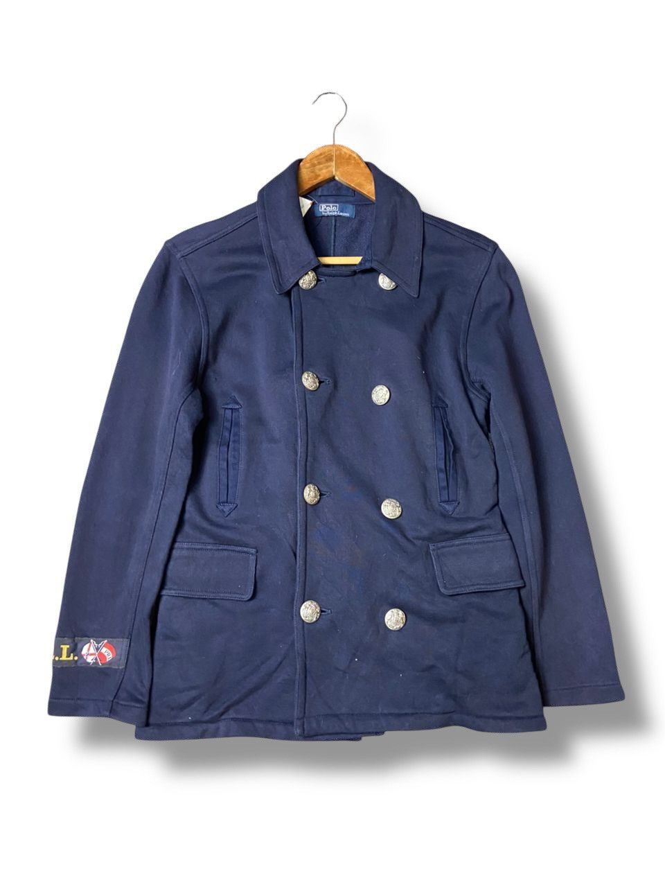 Japanese Brand × Polo Ralph Lauren × Vintage Polo Ralph Lauren Double Breasted Wool Coat (118) Size US XXS / EU 40 - 1 Thumbnail