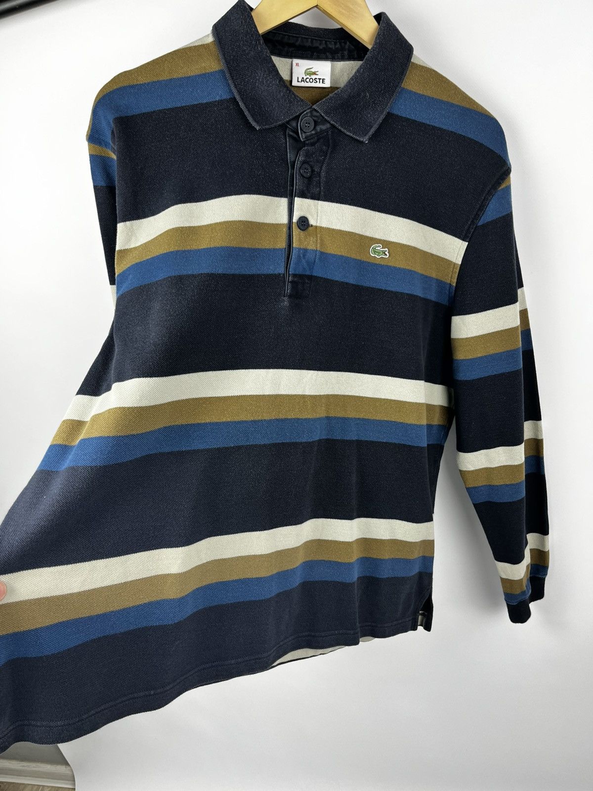 Lacoste Lacoste rugby shirt vintage size xl Size US XL / EU 56 / 4 - 10 Thumbnail