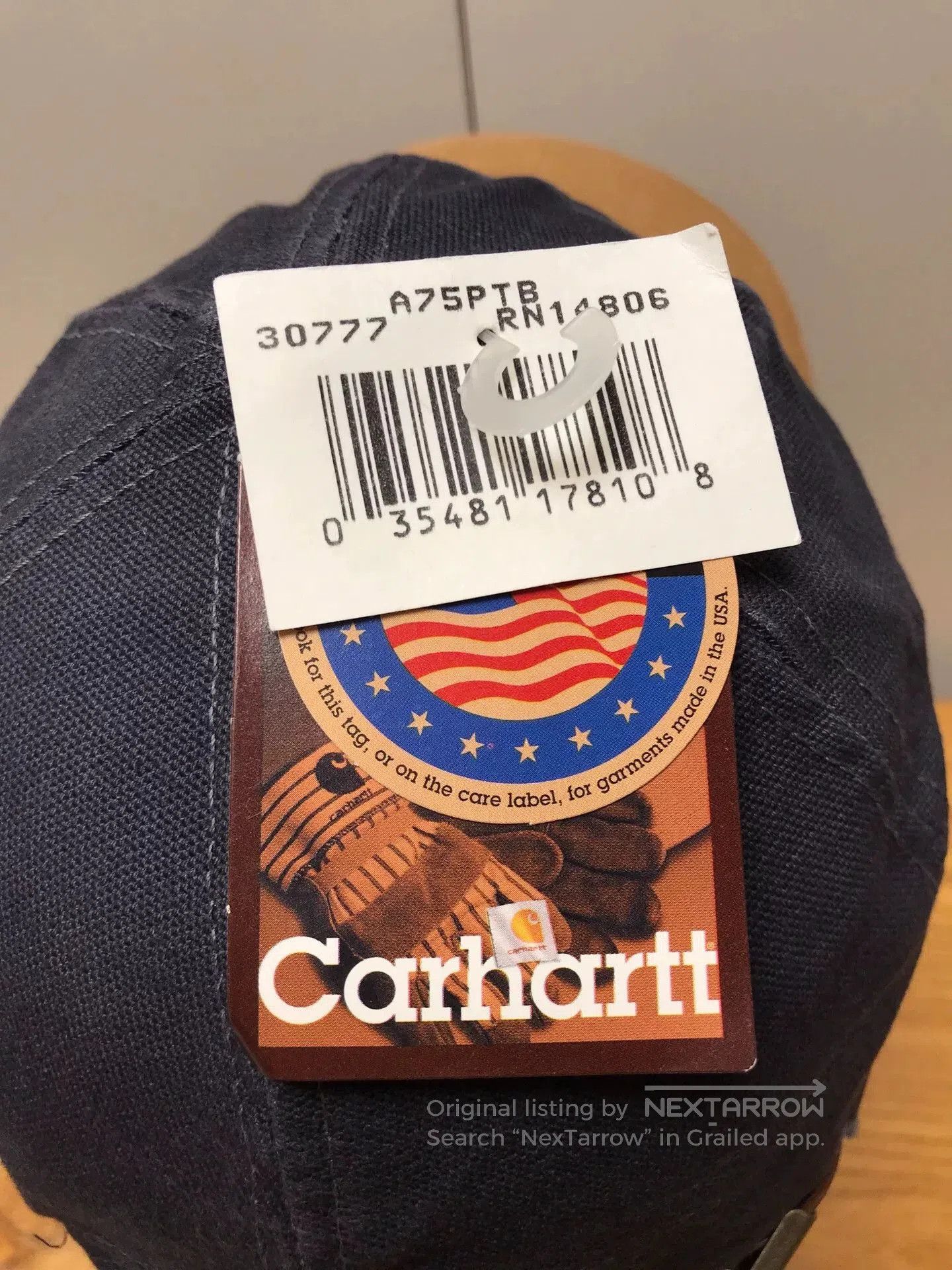 Carhartt Carhartt A75 PTB Oil Blue Baseball Cap. Size ONE SIZE - 7 Thumbnail