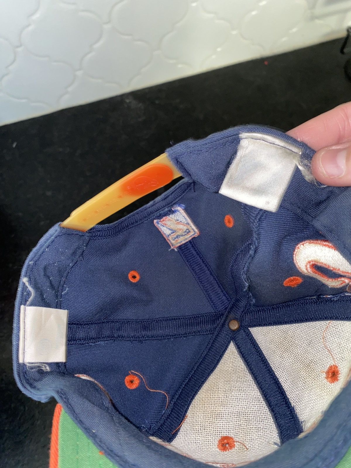 Logo 7 Vintage 90s Logo 7 Syracuse orangemen spellout snapback Size ONE SIZE - 4 Thumbnail