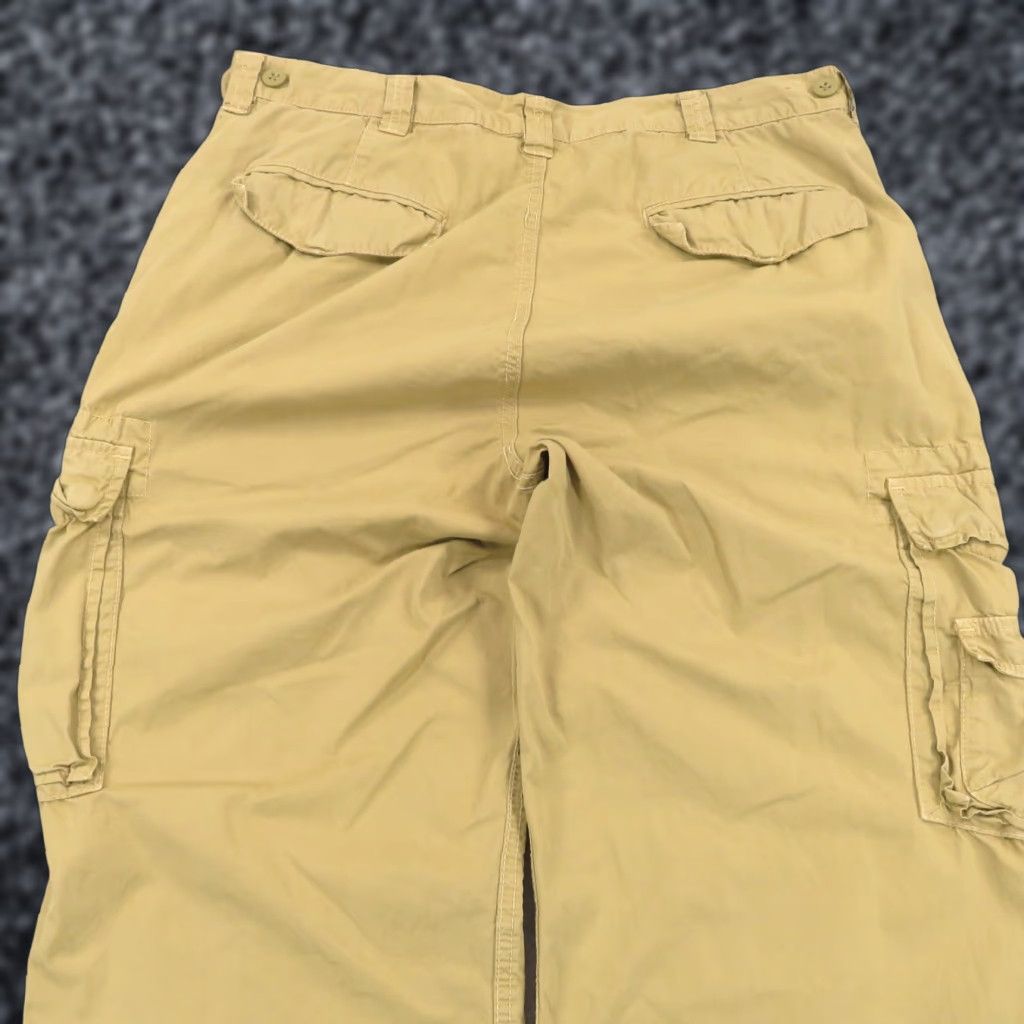 Polo Ralph Lauren VTG Polo Ralph Lauren Pant Men Cargo Wide-Leg Khaki 36x30 Paratrooper Utility Baggy Shirt? Size US M / EU 48-50 / 2 - 1 Thumbnail