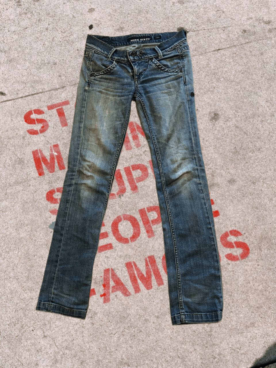 Vintage VINTAGE Miss Sixty Jeans Size 26" / US 2 / IT 38 - 1 Thumbnail