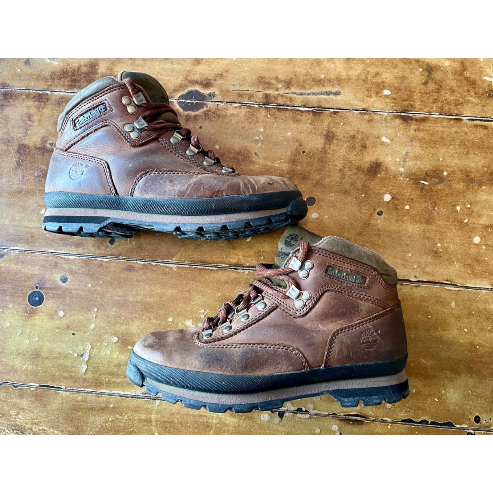 Timberland Vintage Timberland Euro Hiker Boots Leather Mens 8.5M 90s Size US 8.5 / EU 41-42 - 7 Thumbnail