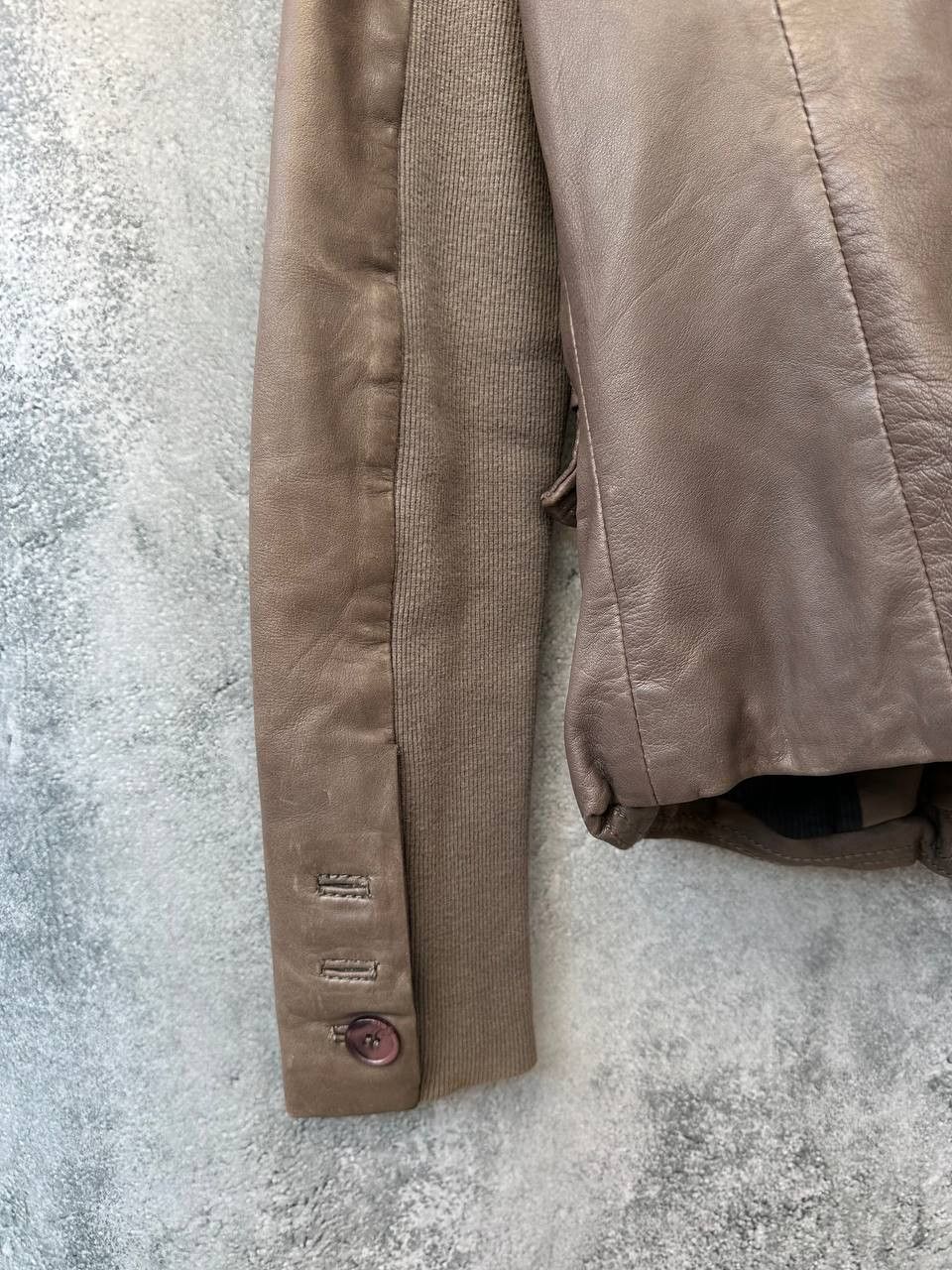 Leather × Muubaa × Vintage Muubaa Futura Leather Jacket in Steel Grey Avant-Garde Size M / US 6-8 / IT 42-44 - 10 Thumbnail