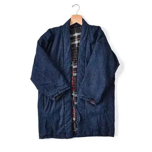 Japanese Brand New Special Release Denim KImono Cardigan Noragi Size US XL / EU 56 / 4 - 3 Thumbnail