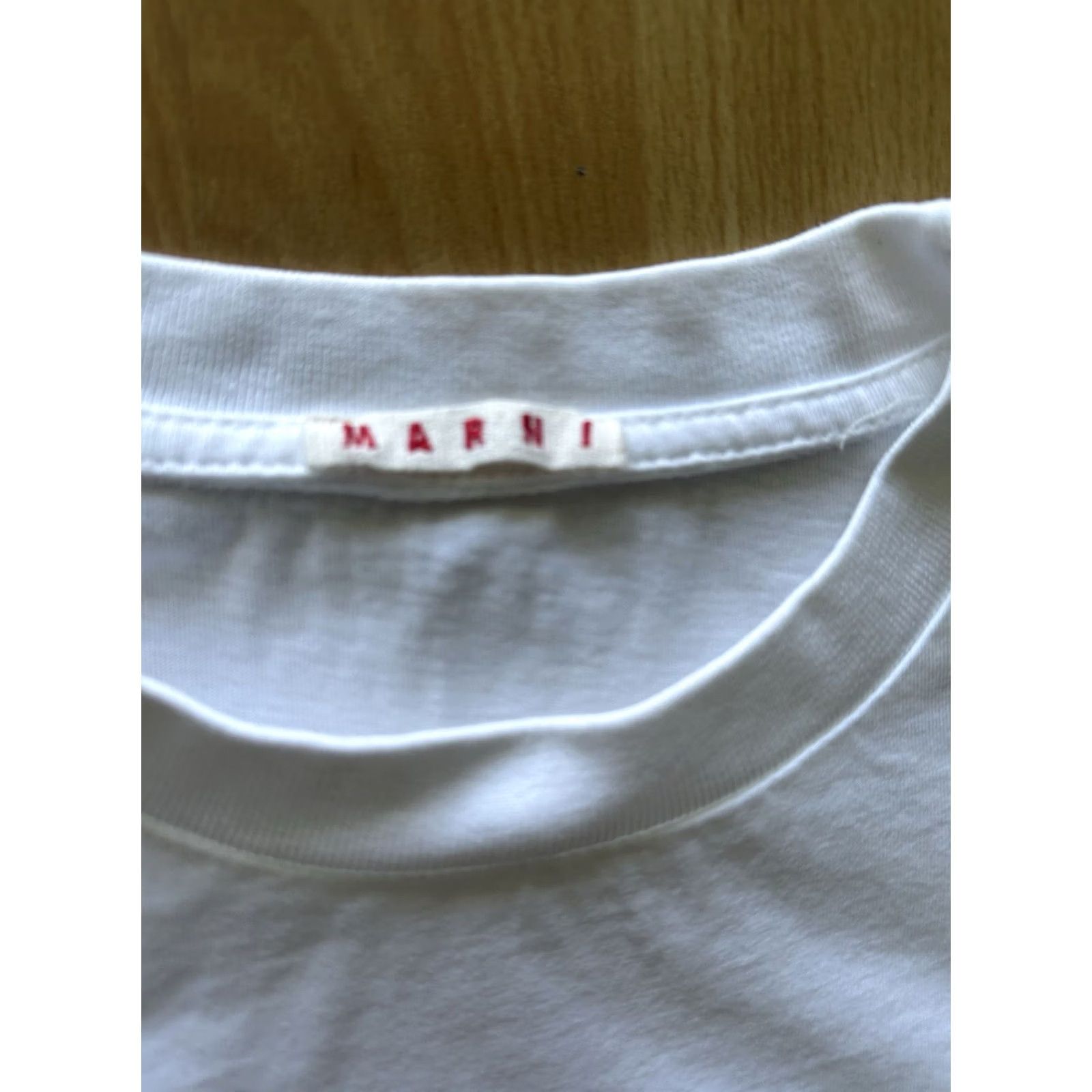 Marni Marni T-Shirt Logo Graphic Print Short Sleeve Crew Neck Cotton White Men Size 44 Regular Rare 2020s Size US XXL / EU 58 / 5 - 3 Thumbnail