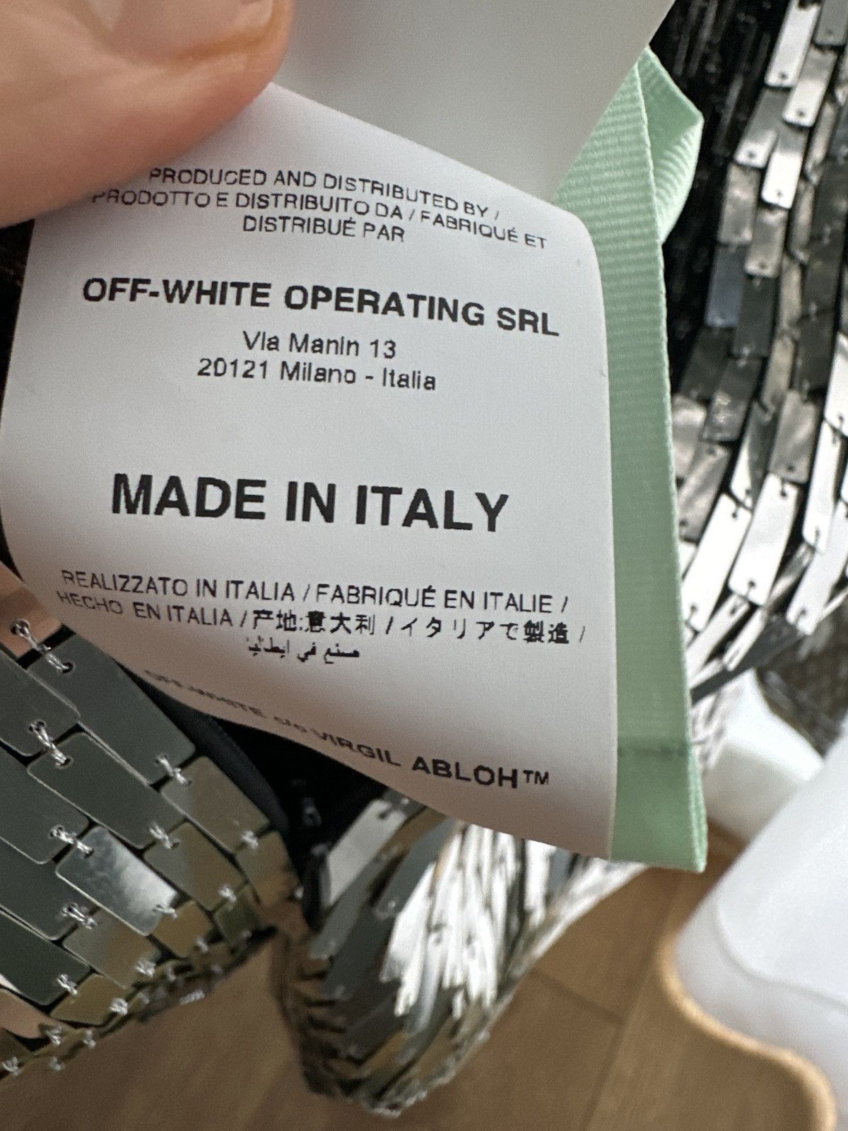 Off-White Archive OFF-WHITE metallic Top Size S / US 4 / IT 40 - 6 Thumbnail