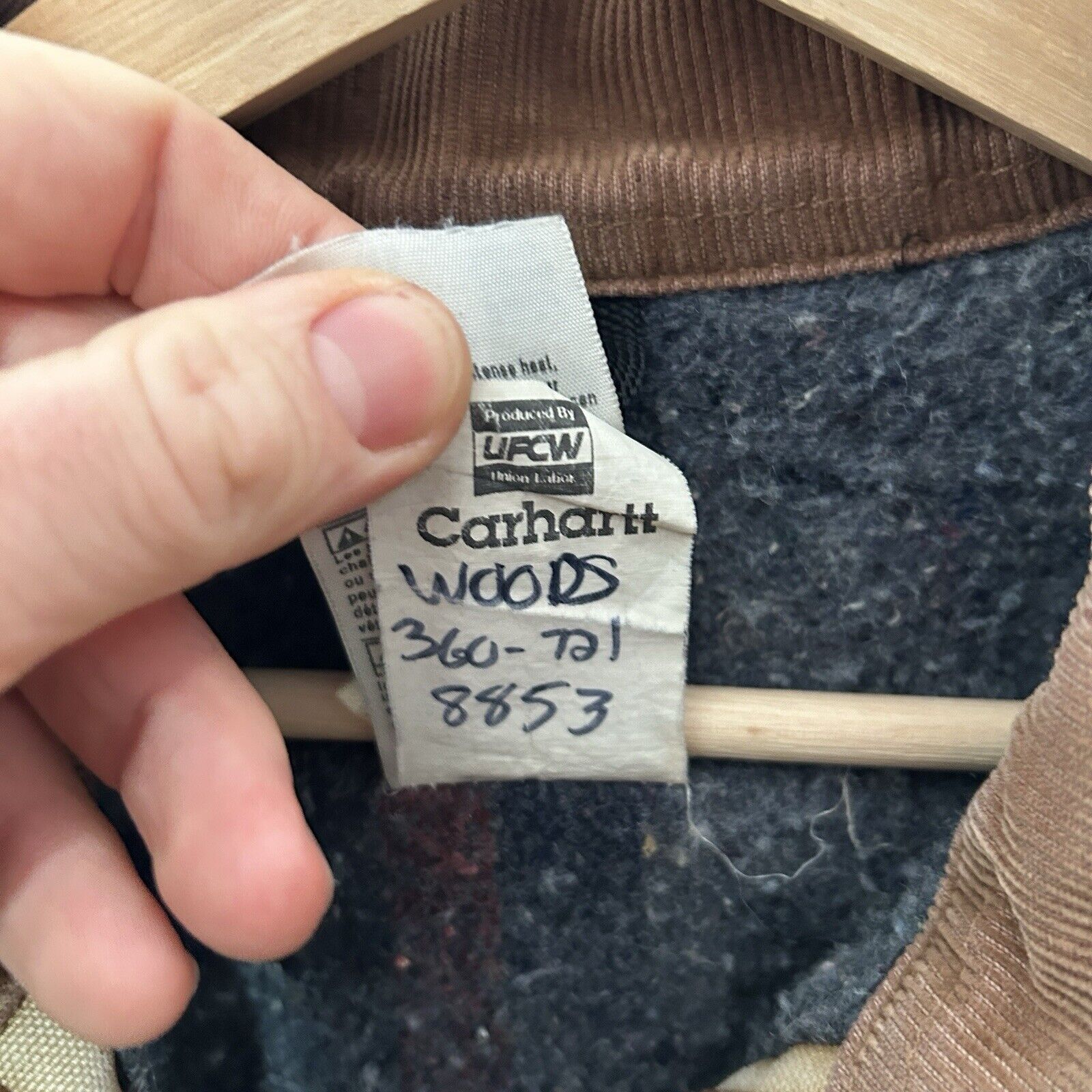 Carhartt Vintage Carhartt Blanket-Lined Detroit Jacket “Brown” J01 Size US XL / EU 56 / 4 - 14 Thumbnail