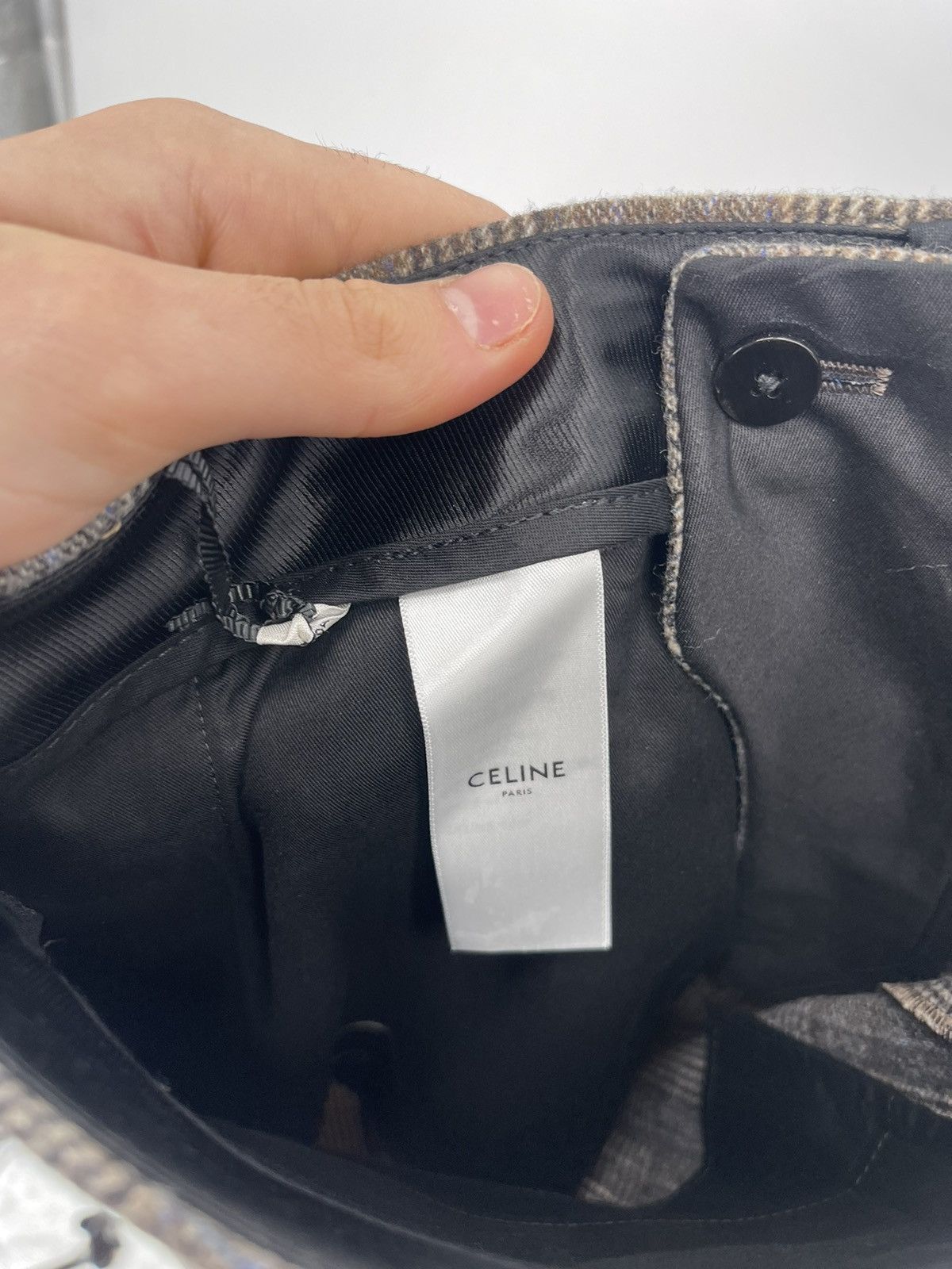 Celine Celine Prince Of Wales Trousers Size 50 Size US 34 / EU 50 - 3 Thumbnail