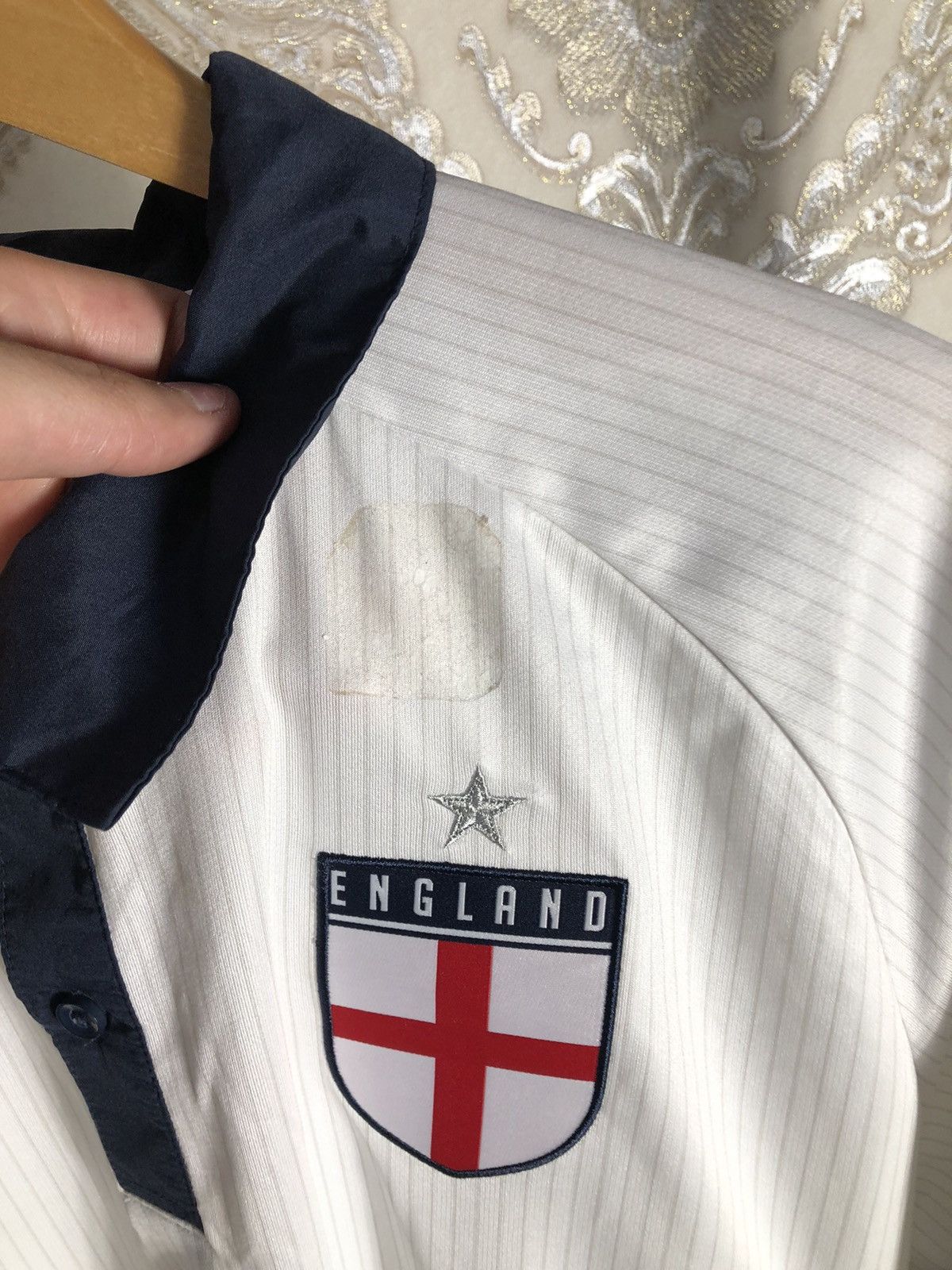 Umbro VERY RARE UMBRO ENGLAND RETRO SOCCER JERSEY MANCHESTER 90s Size US XL / EU 56 / 4 - 3 Thumbnail
