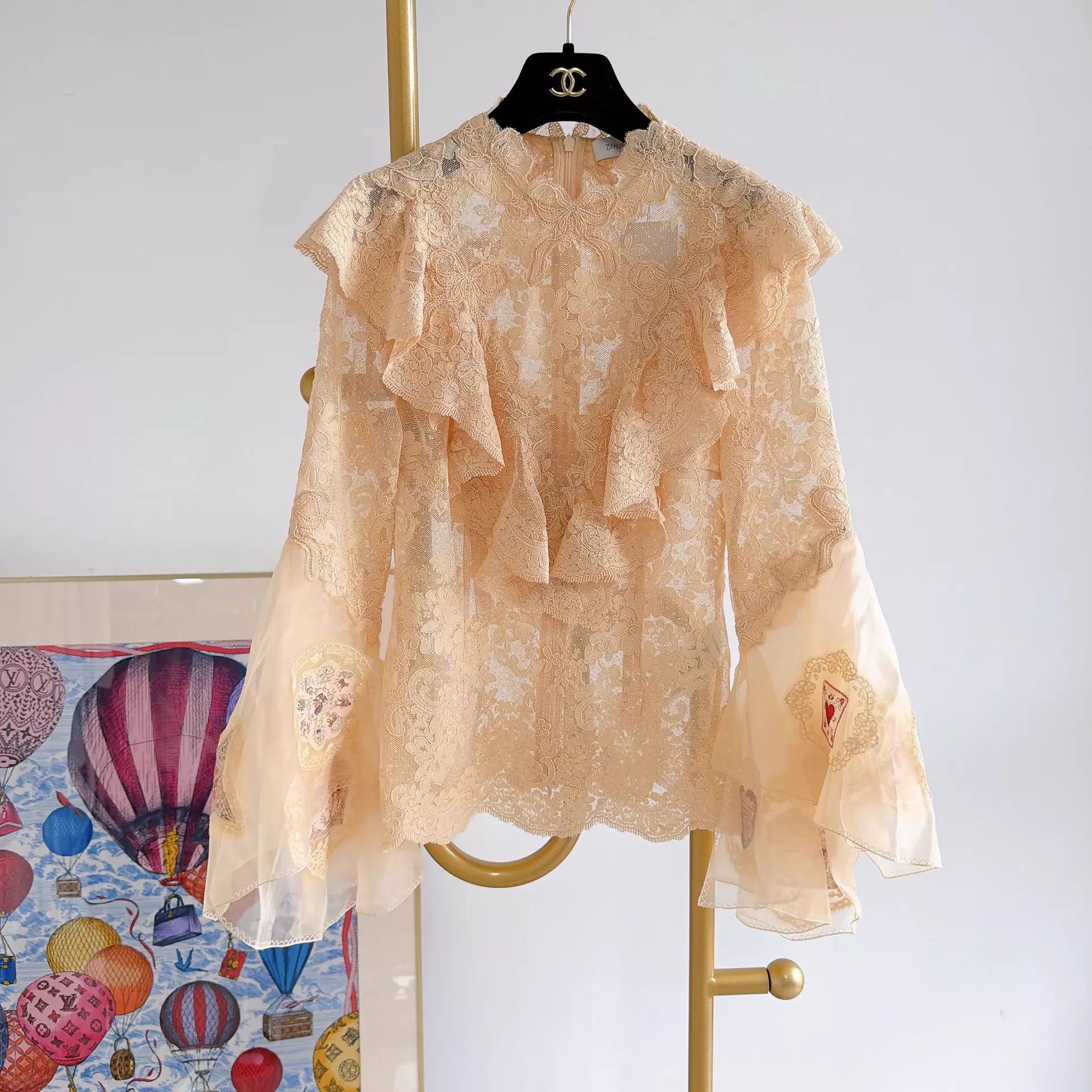 Zimmermann Zimmermann Lace Light Waist - Cinched Top 0P Size ONE SIZE - 3 Thumbnail