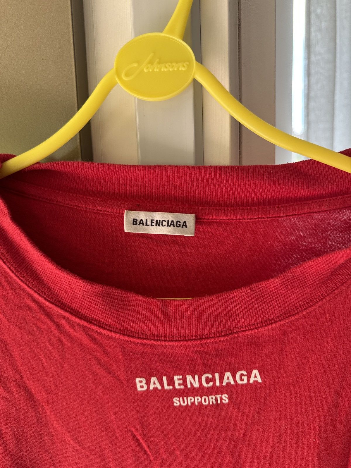 Balenciaga Balenciaga Red T-shirt Size US M / EU 48-50 / 2 - 3 Thumbnail
