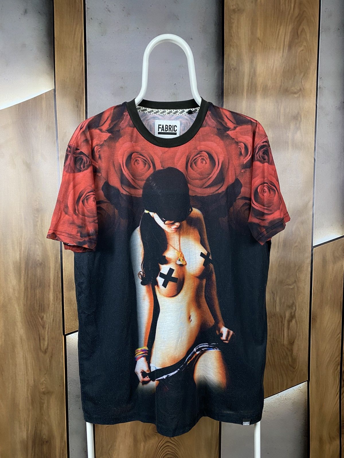 Vintage 🌹T-Shirt Sex Girls Fabric Art Rap Tee🌹 Size US L / EU 52-54 / 3 - 1 Thumbnail